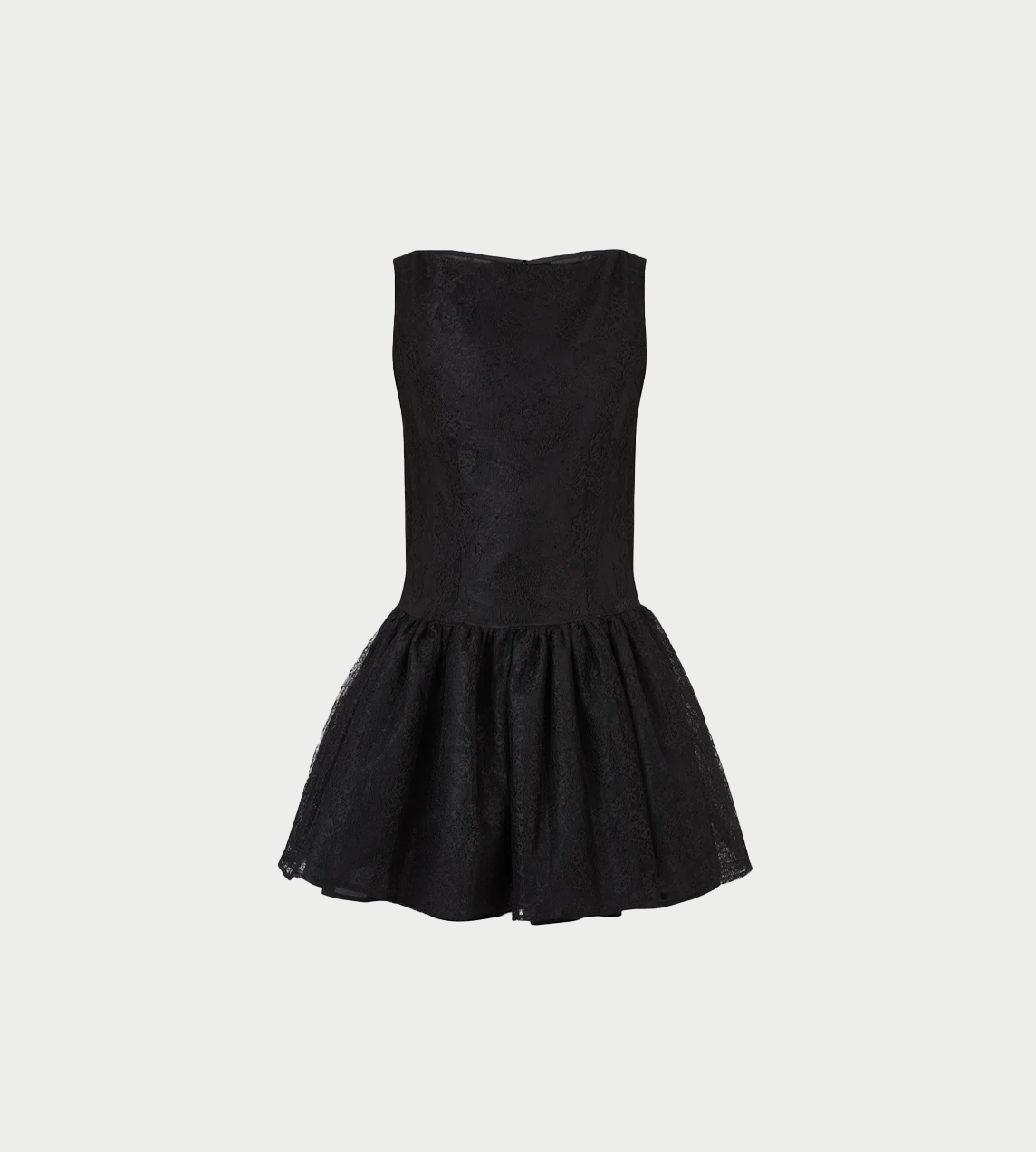 Nina Ricci - Mini Dress With Peplum Bottom Blk