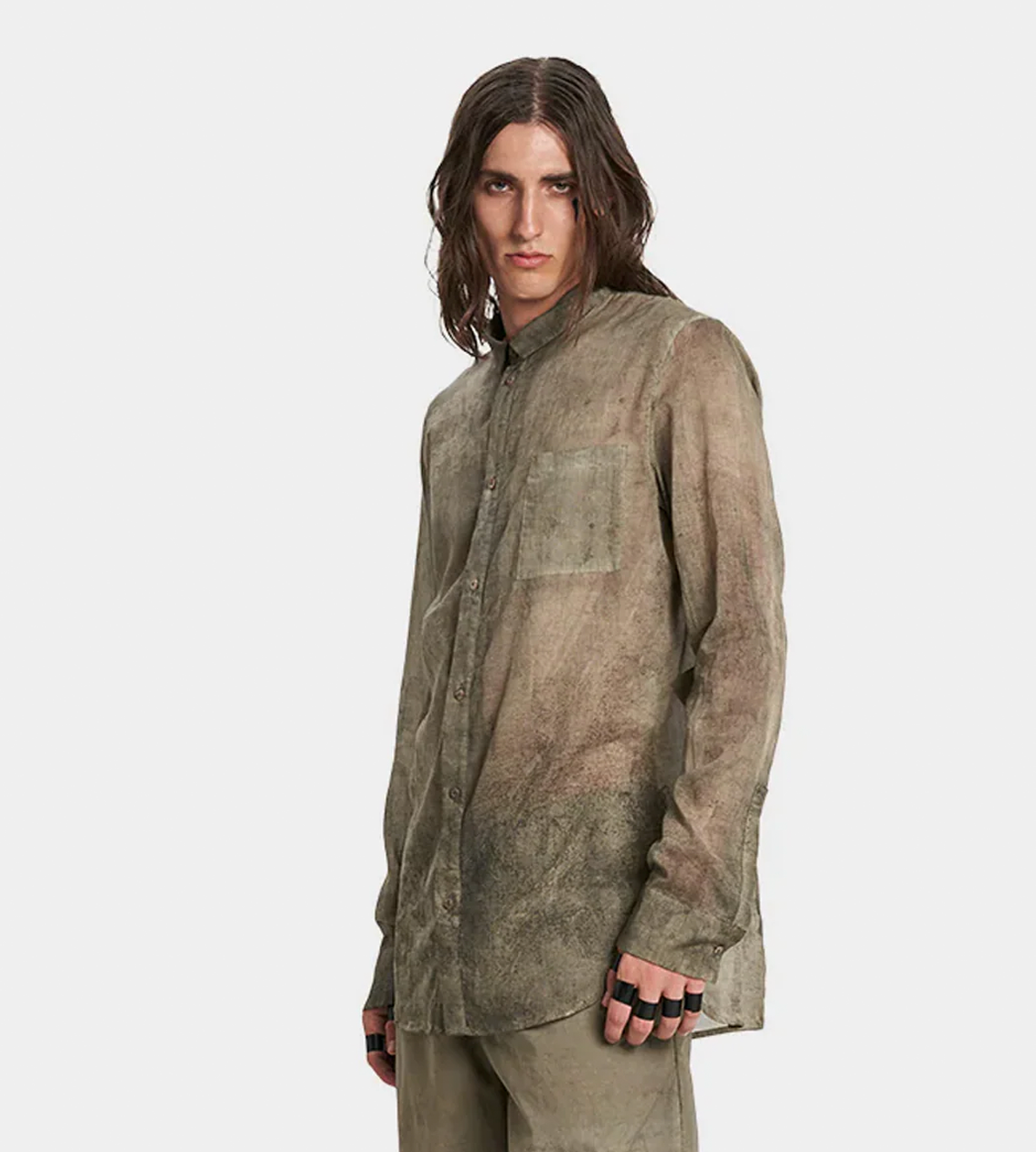 Masnada - Camicia Granite Shirt Stone