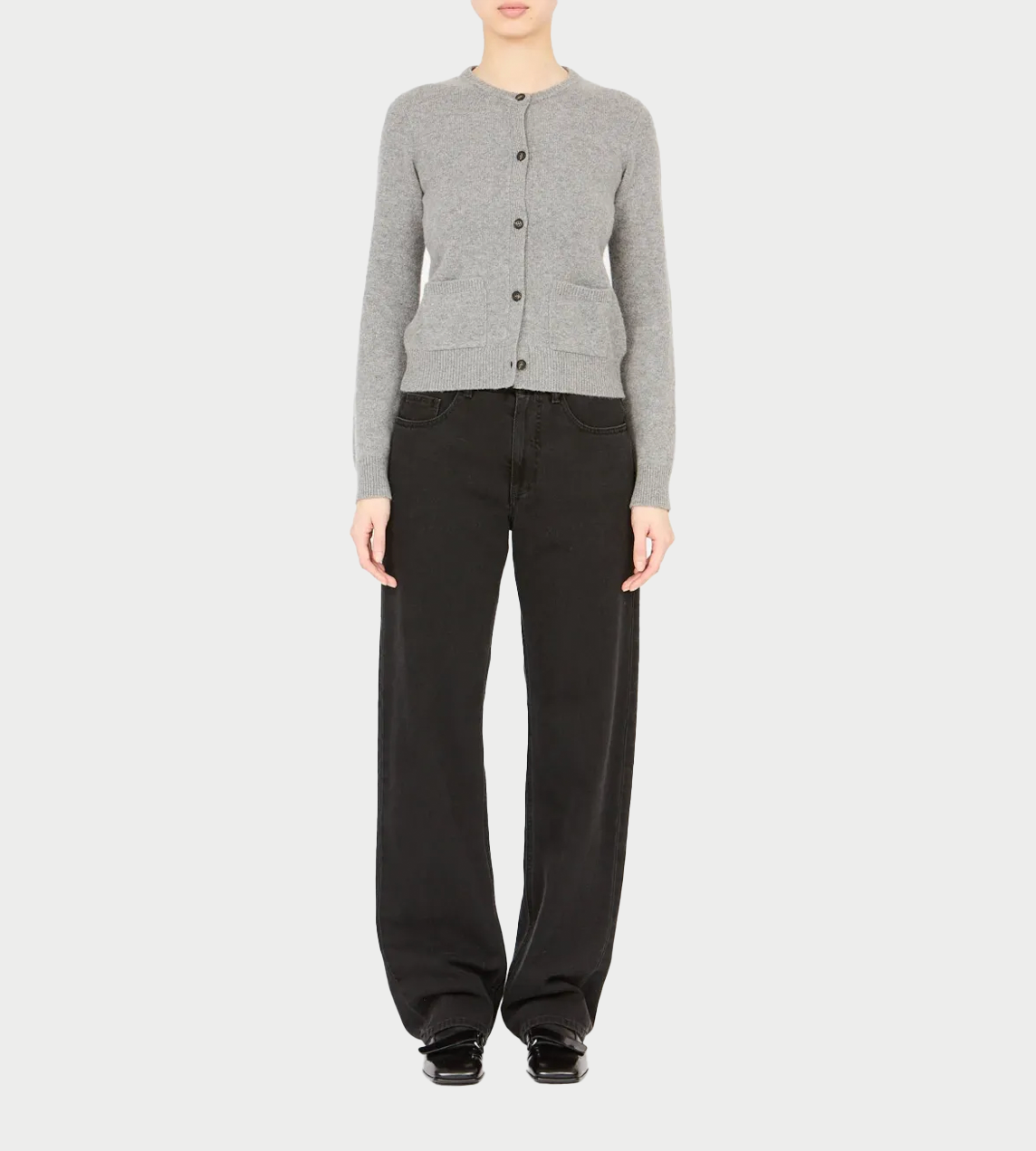 MM6 MAISON MARGIELA - Fitted Cardigan Grey