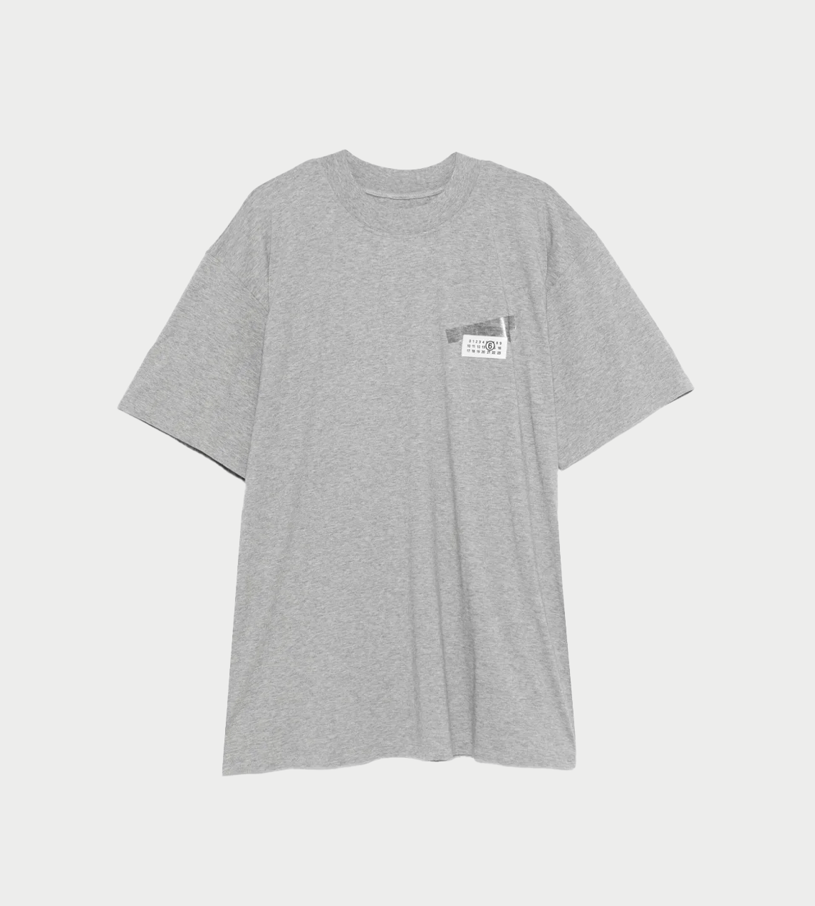 MM6 MAISON MARGIELA - Oversized Motif Tee Grey
