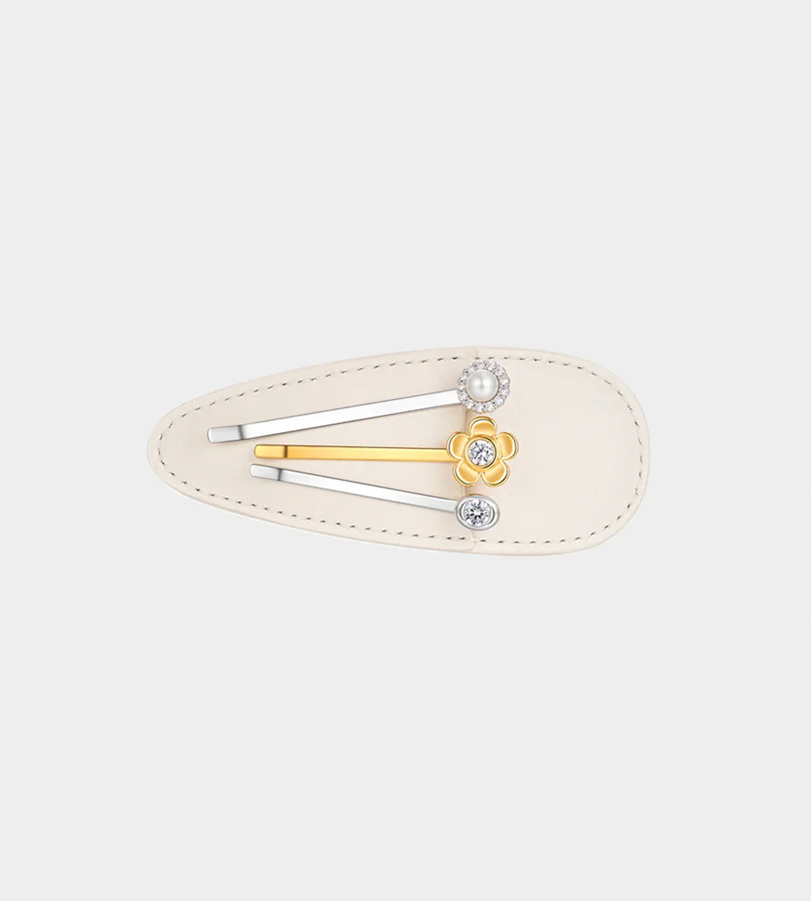 Yvmin - Jewelry Box Hair Clip White