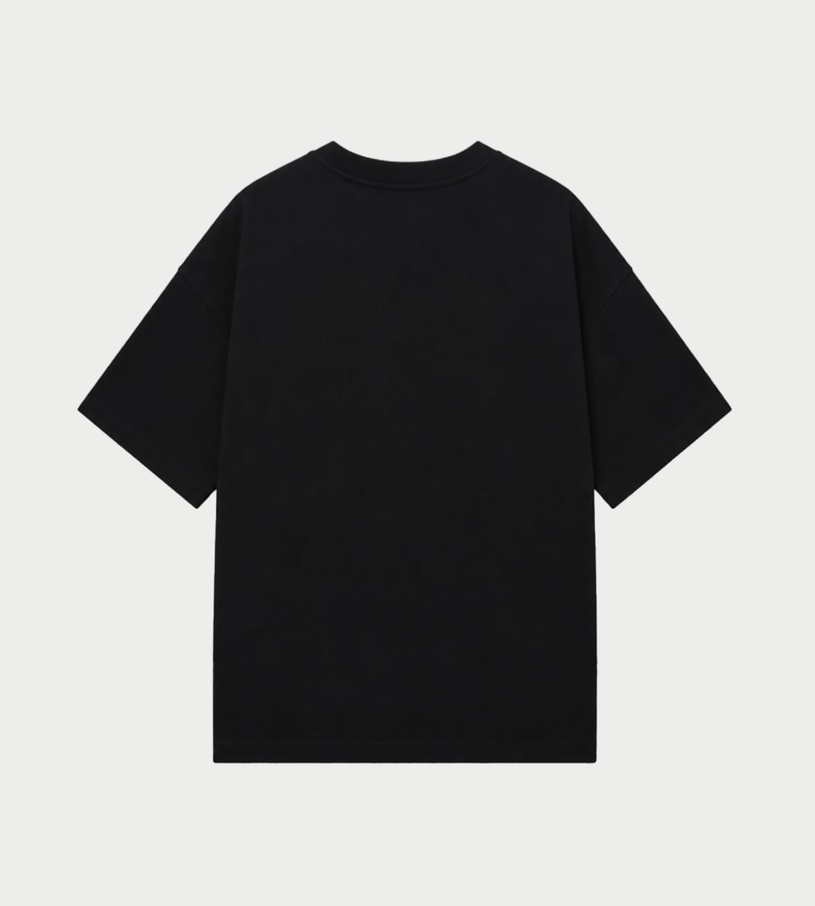 UJOH - Cropped Box Tee Blk