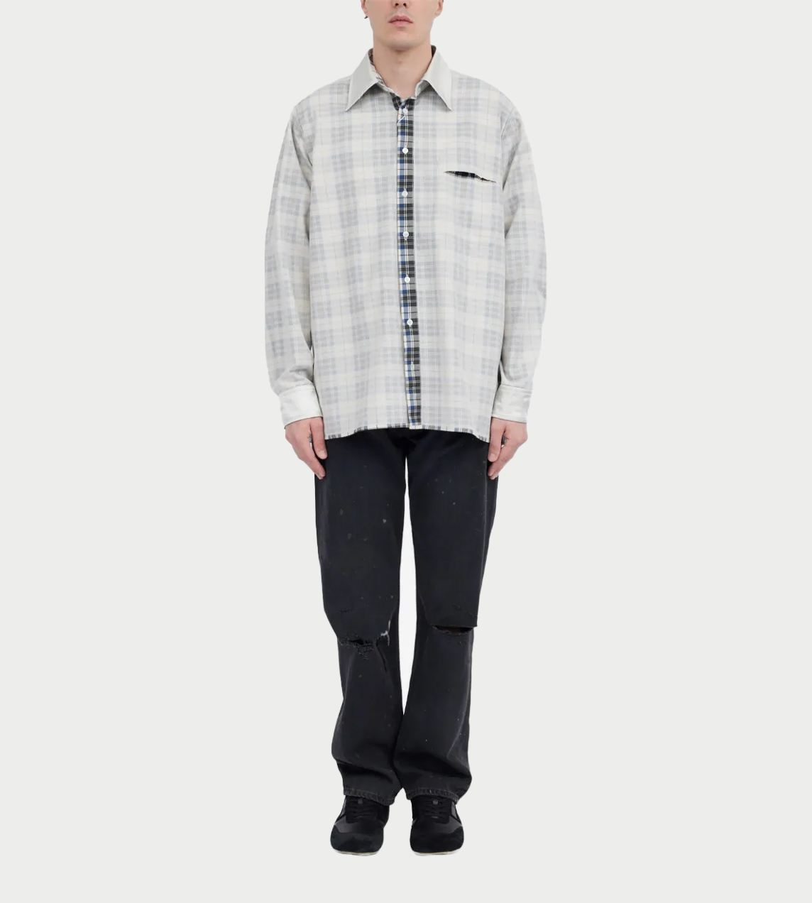 MM6 Maison Margiela - Long-sleeved Reversible Shirt