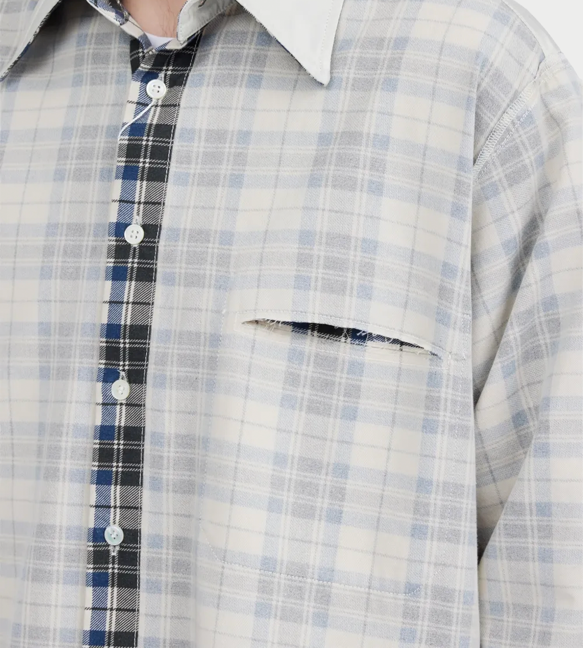 MM6 Maison Margiela - Long-sleeved Reversible Shirt