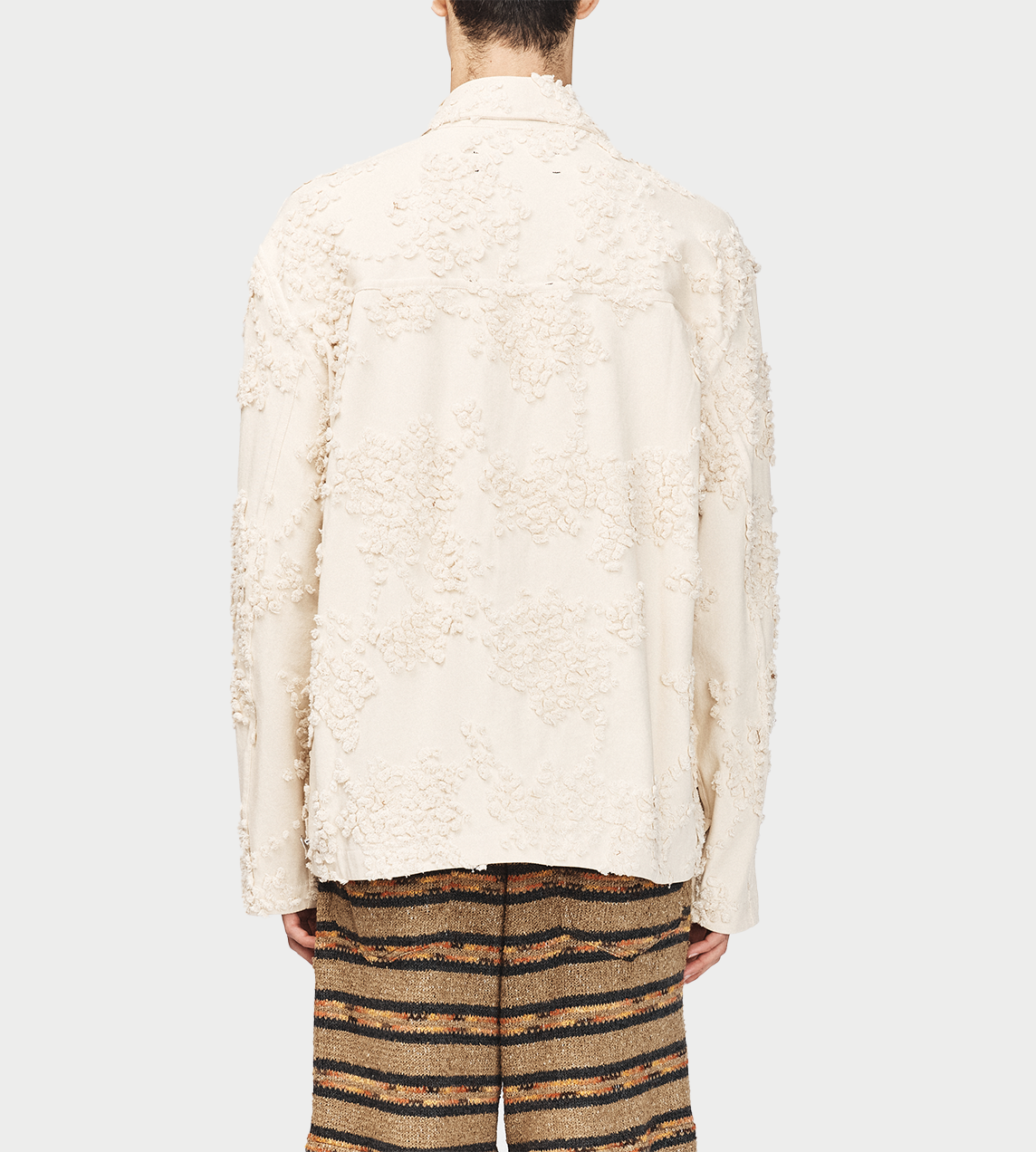 SONG FOR THE MUTE - Pleated Zip-up Jacket Sand