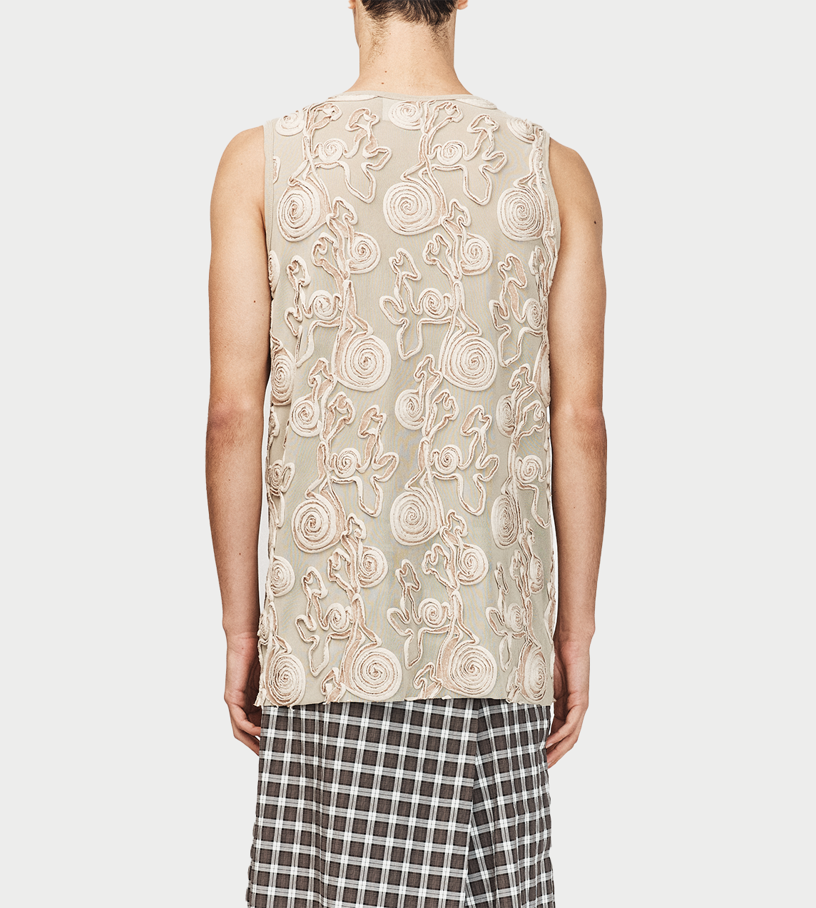 SONG FOR THE MUTE - Basic Tank Beige Beige