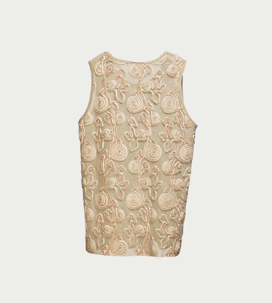 SONG FOR THE MUTE - Basic Tank Beige Beige