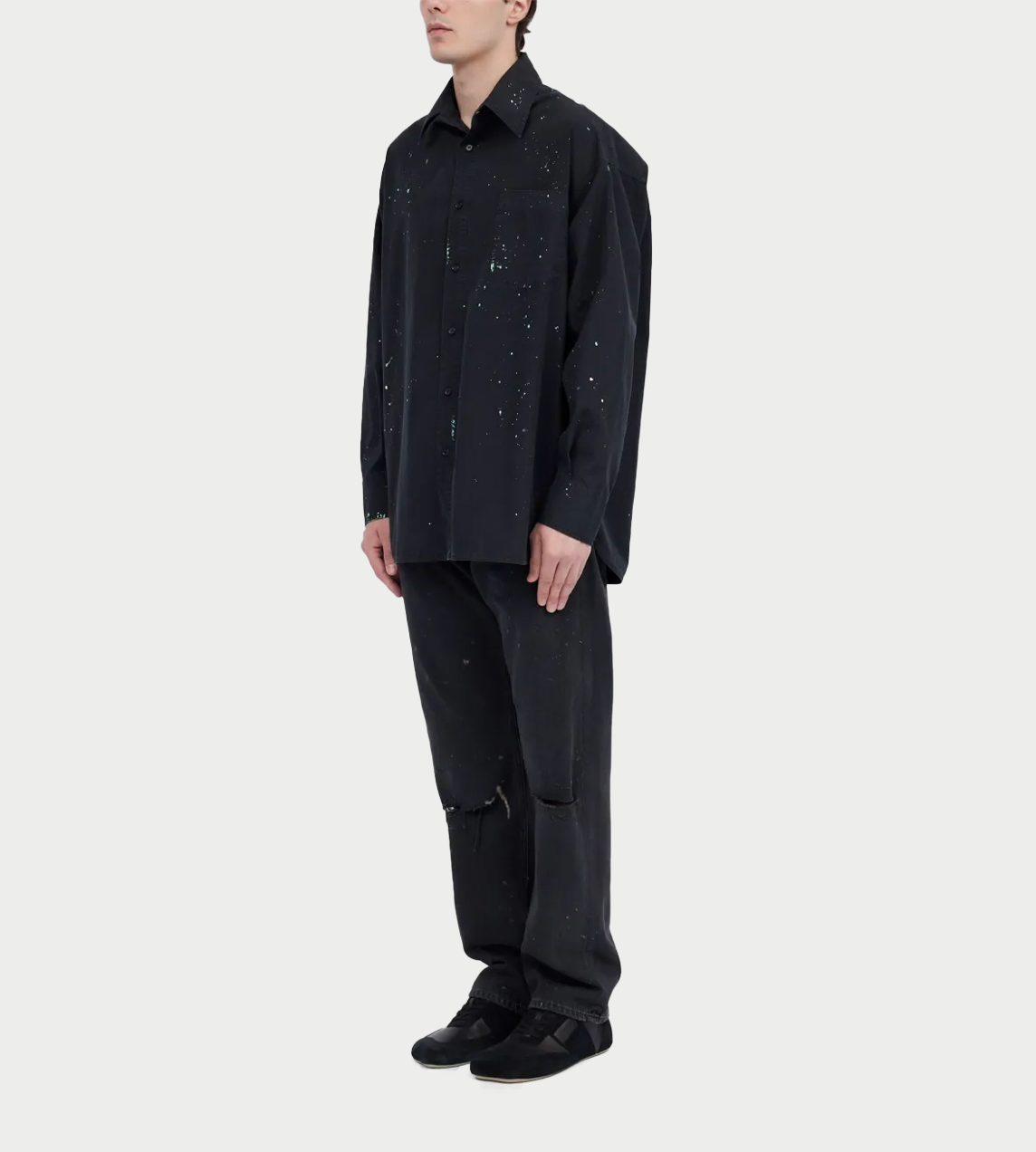 MM6 Maison Margiela - Painters Shirt Black