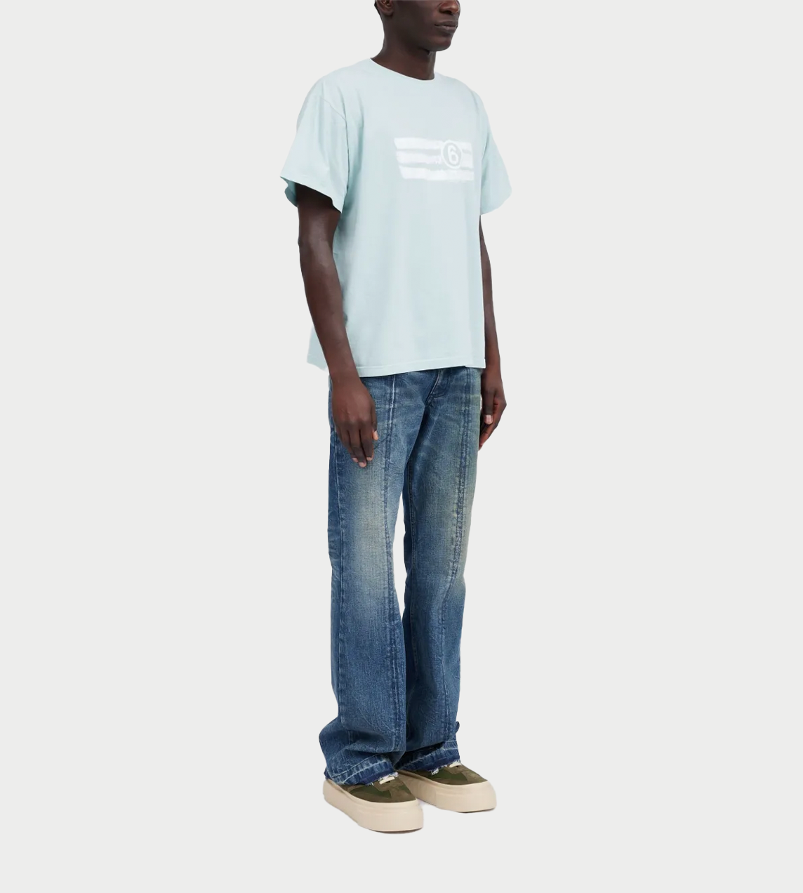 MM6 Maison Margiela - Numeric T-shirt Blue/Grey