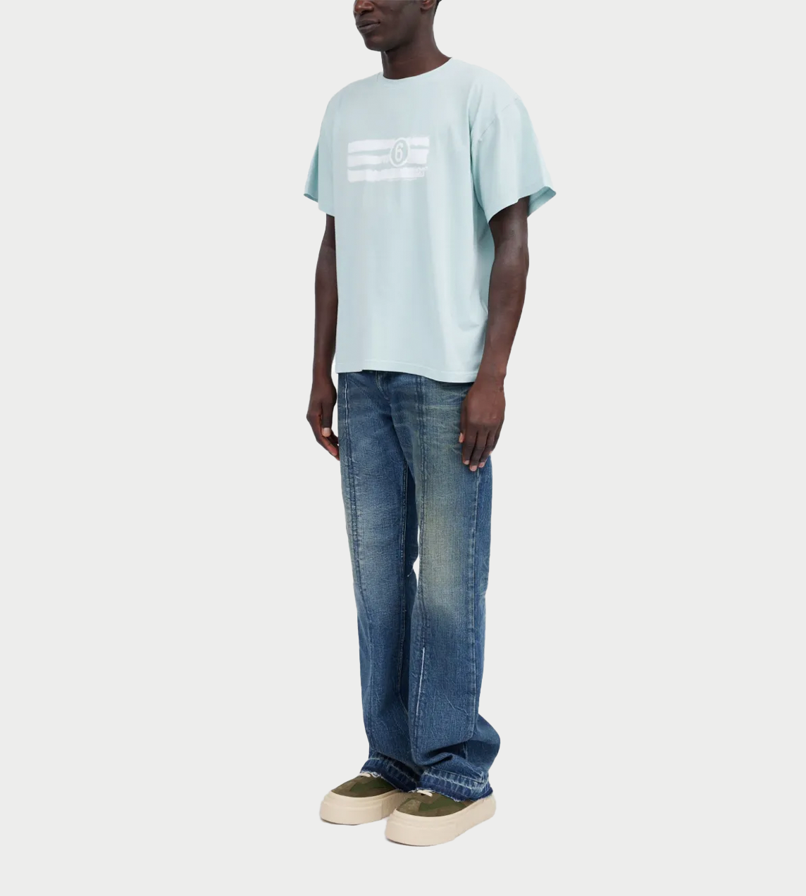 MM6 Maison Margiela - Numeric T-shirt Blue/Grey