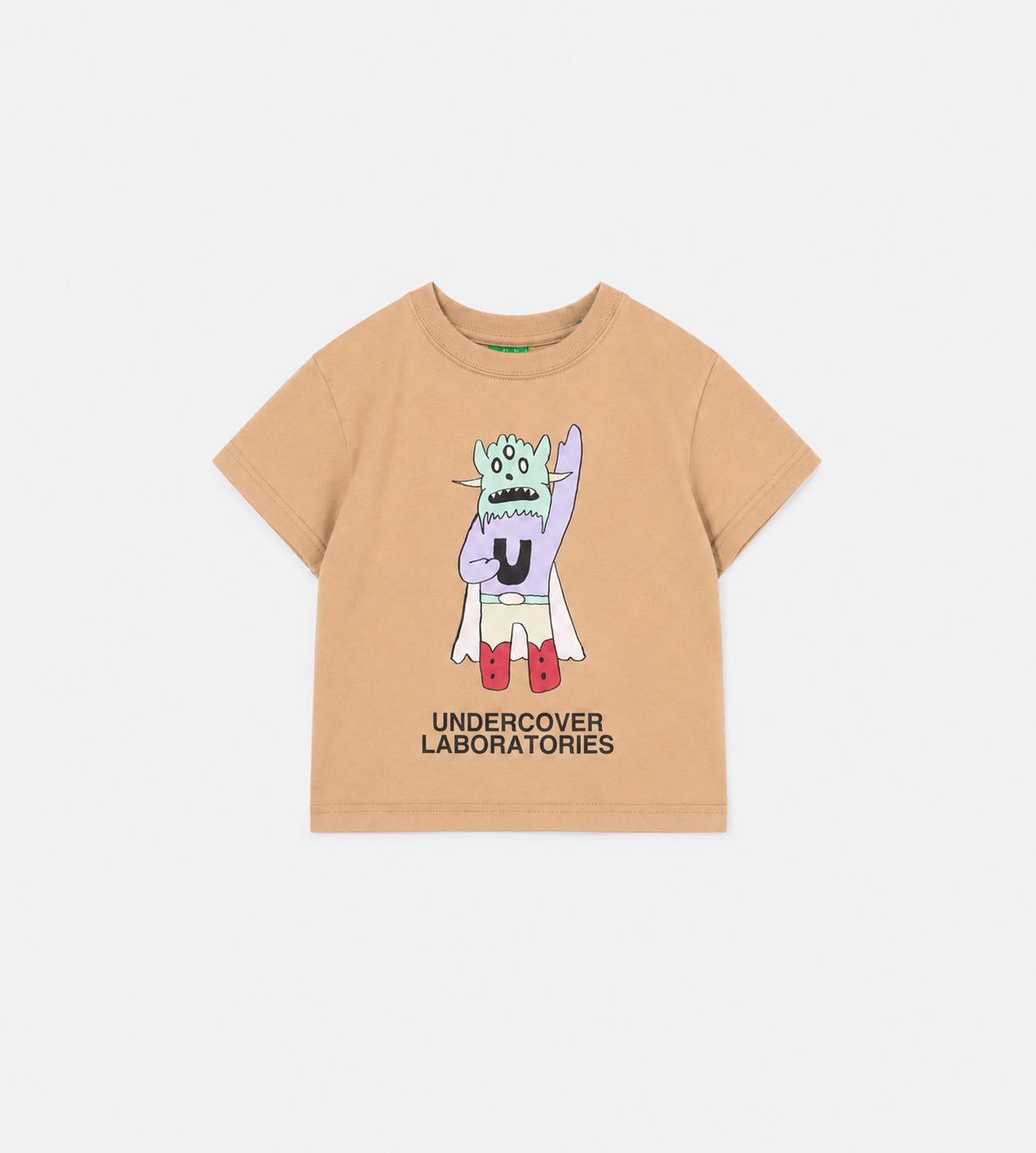 UNDERCOVER - Monster Graphic Kids T-Shirt Brown