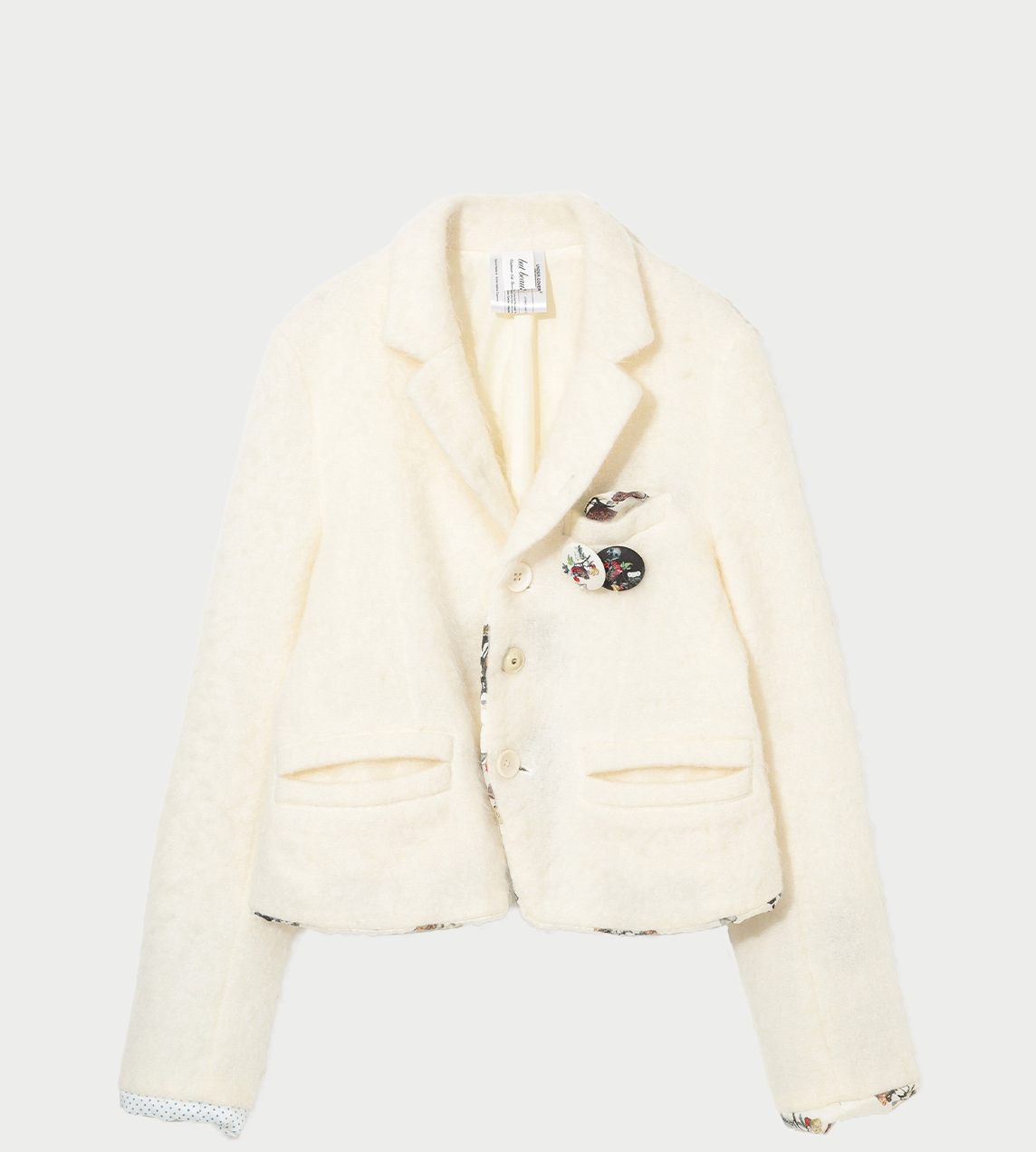 UNDERCOVER - Wool Short Jacket White
