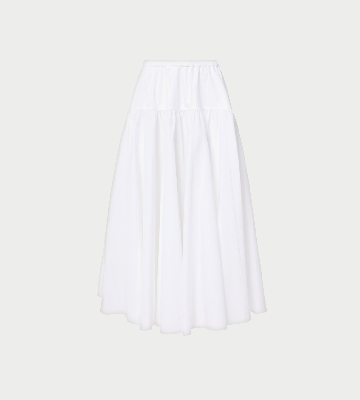 PATOU - Long Volume Skirt White