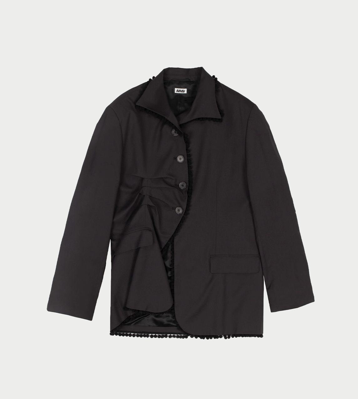 AVAVAV - Betty Pleated Blazer Blk