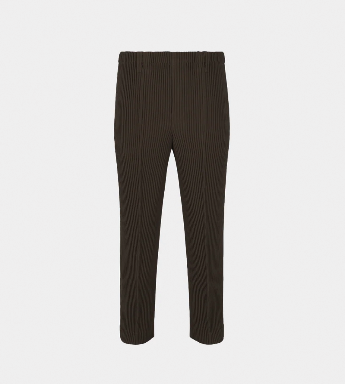 HOMME PLISSE ISSEY MIYAKE - Tuxedo Pleats Pants Brown