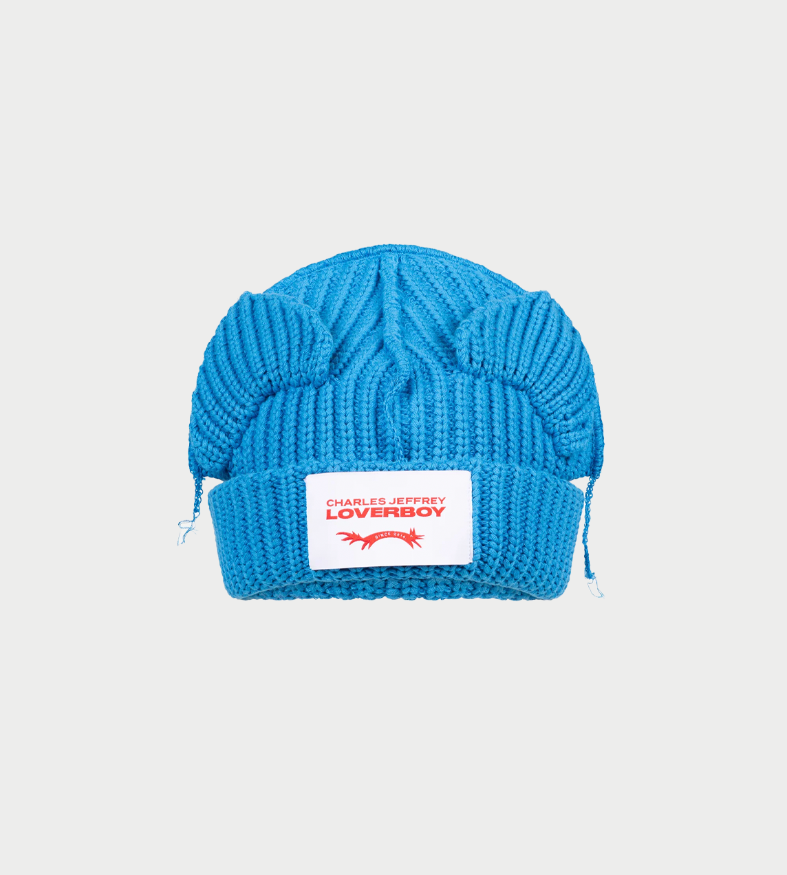 CHARLES JEFFERY LOVERBOY - Chunky Ears Beanie Blue