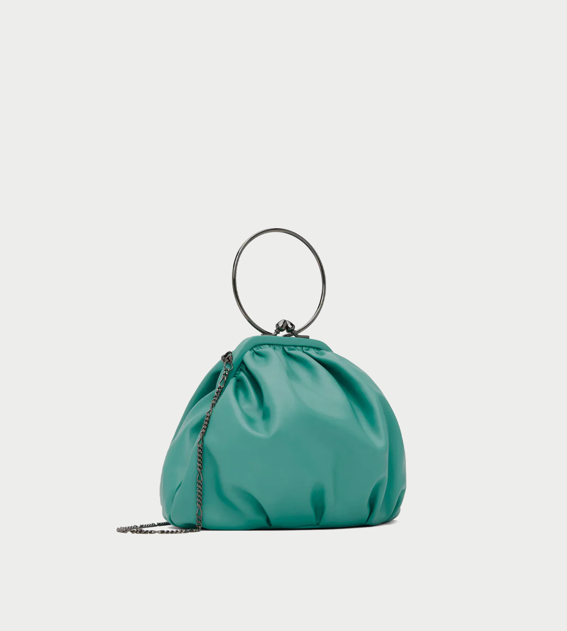 Discord Yohji - Drape Clasp Pouch Mint.Green