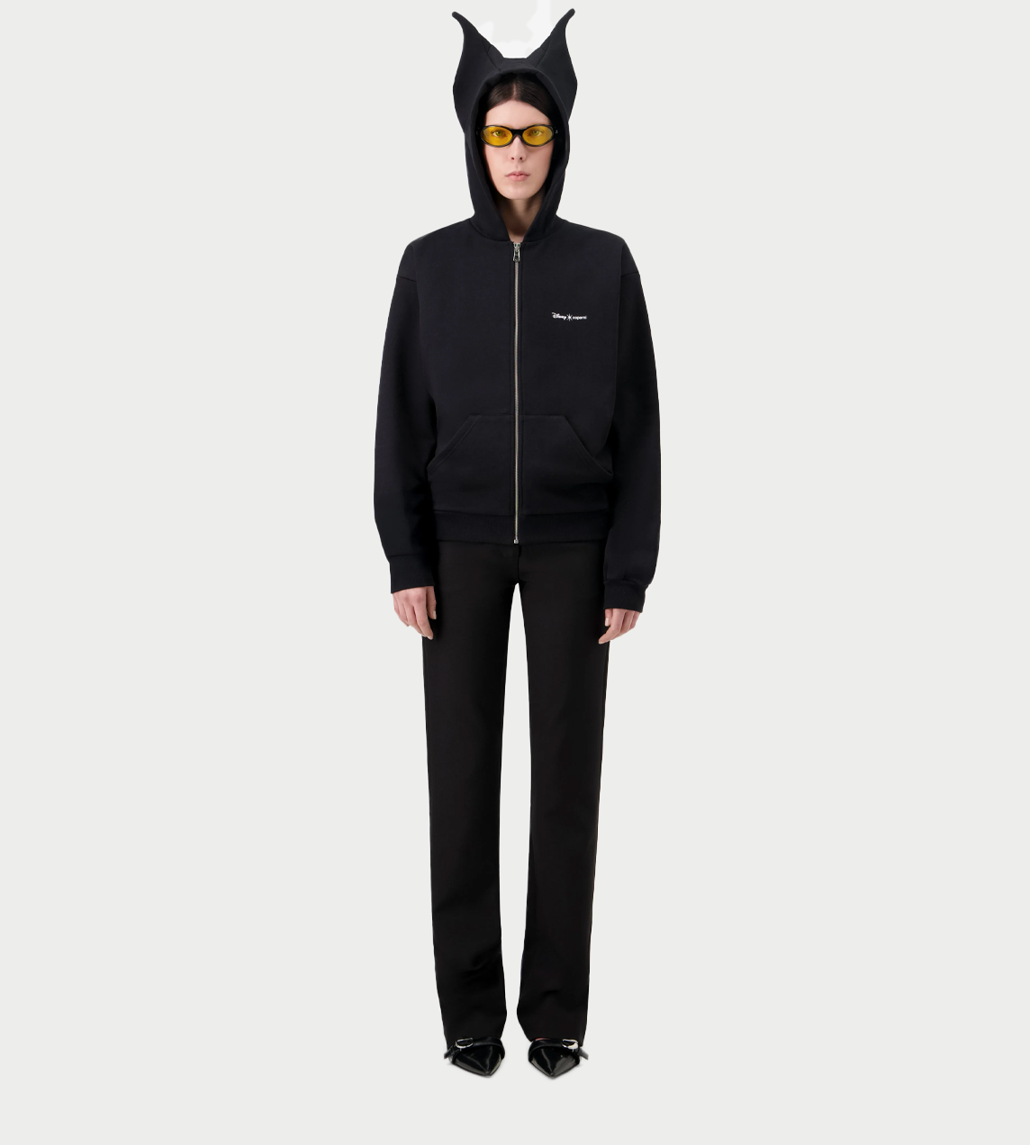 COPERNI - Maleficent Zip Up Hoodie Blk