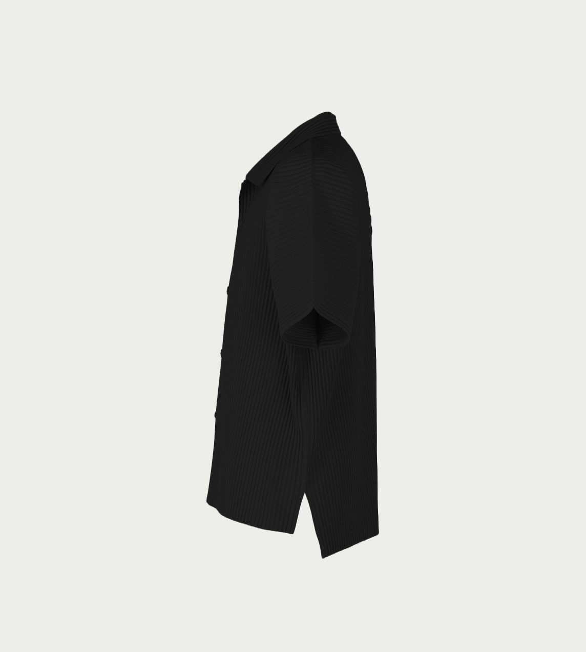 HOMME PLISSE ISSEY MIYAKE - MC Button-up Short Sleeve Shirt Blk