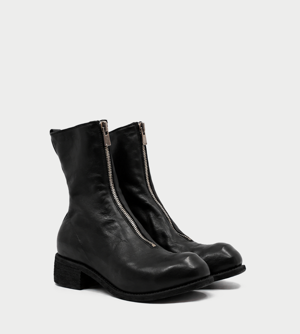 GUIDI - PL2 Front Zip Boots Blk