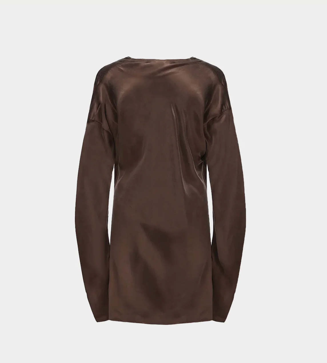 Cognac Amir Button-Up Blouse Brown