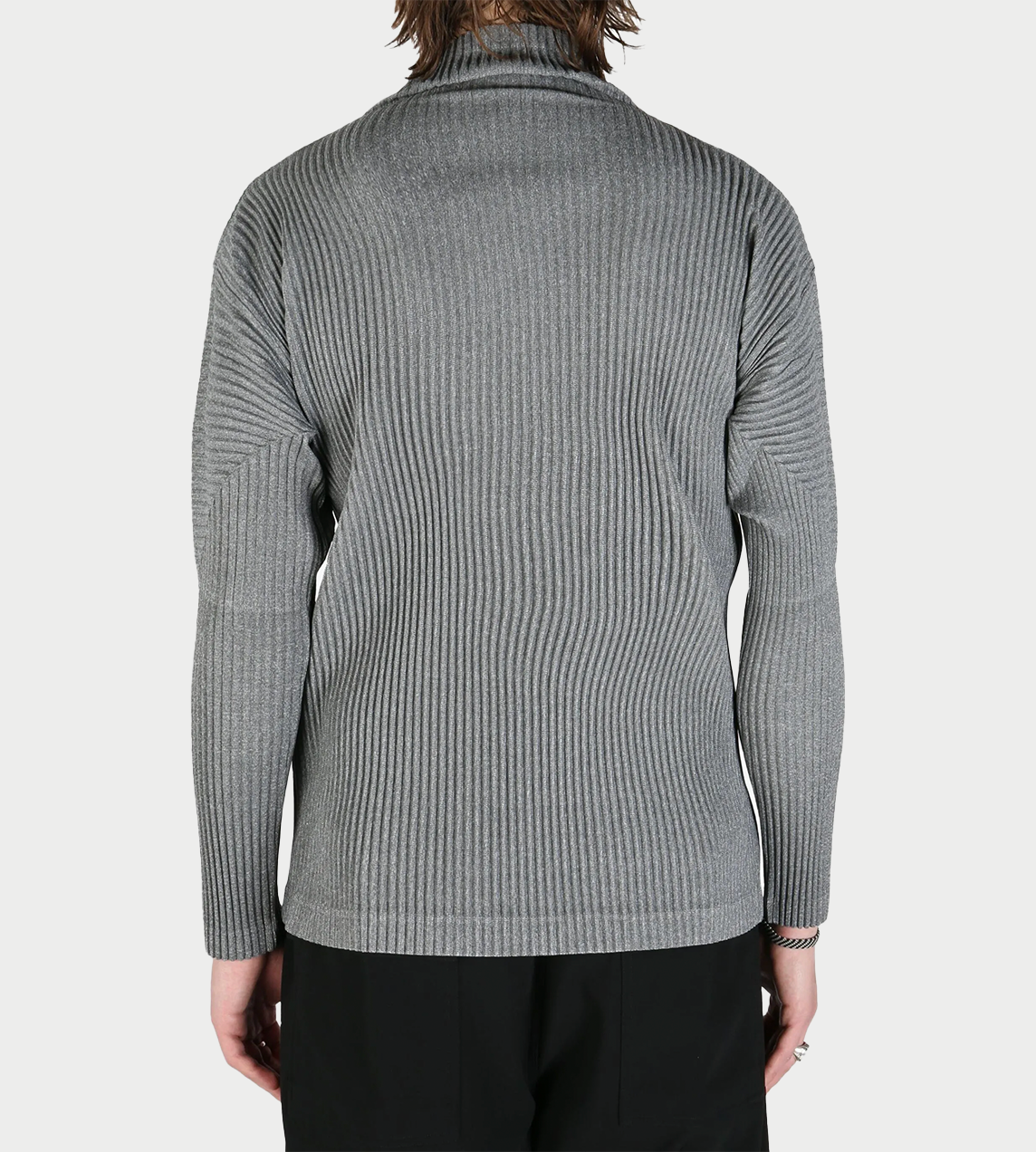 Homme Plisse Issey Miyake - Knit-effect Turtleneck Grey