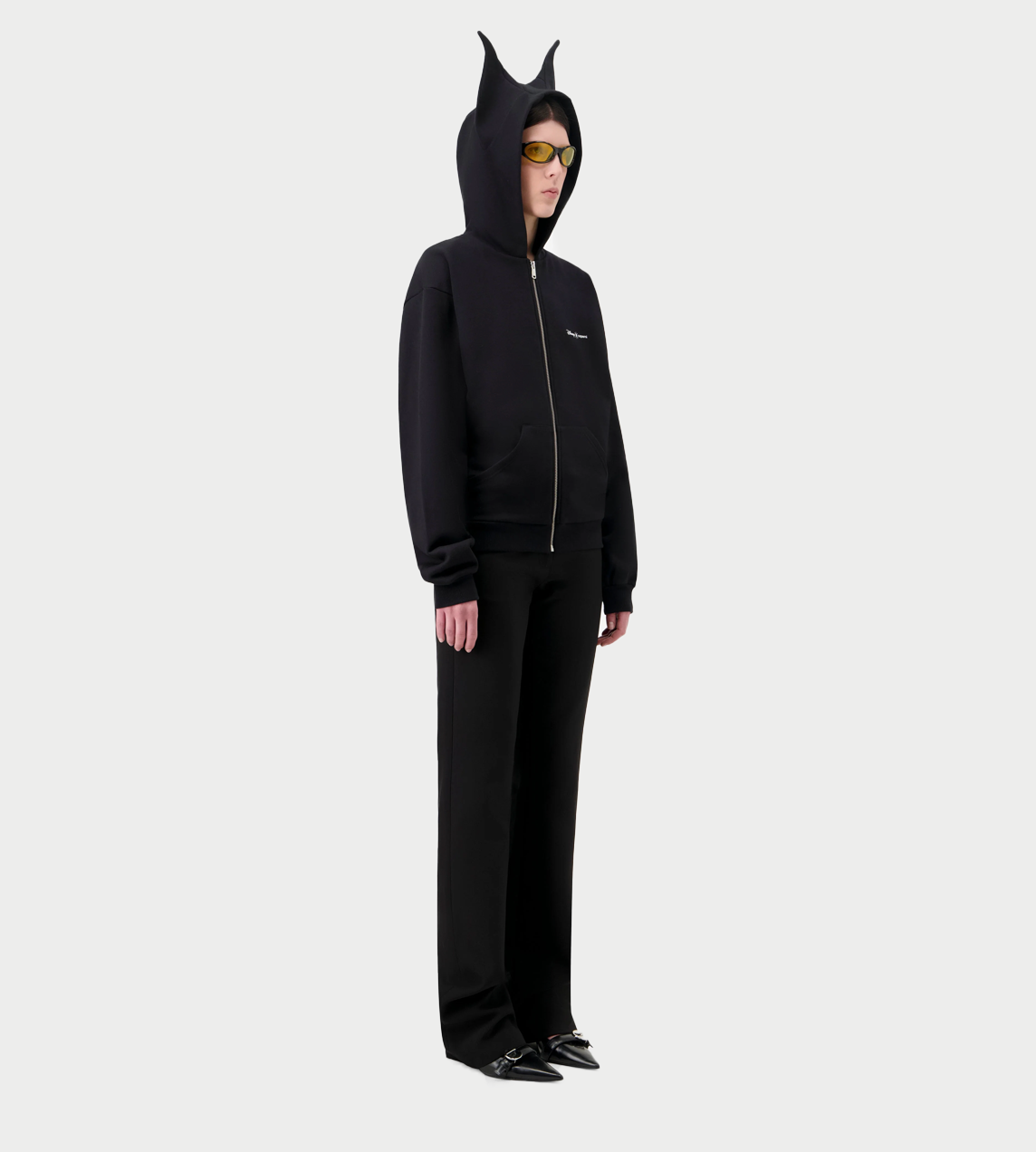 COPERNI - Maleficent Zip Up Hoodie Blk