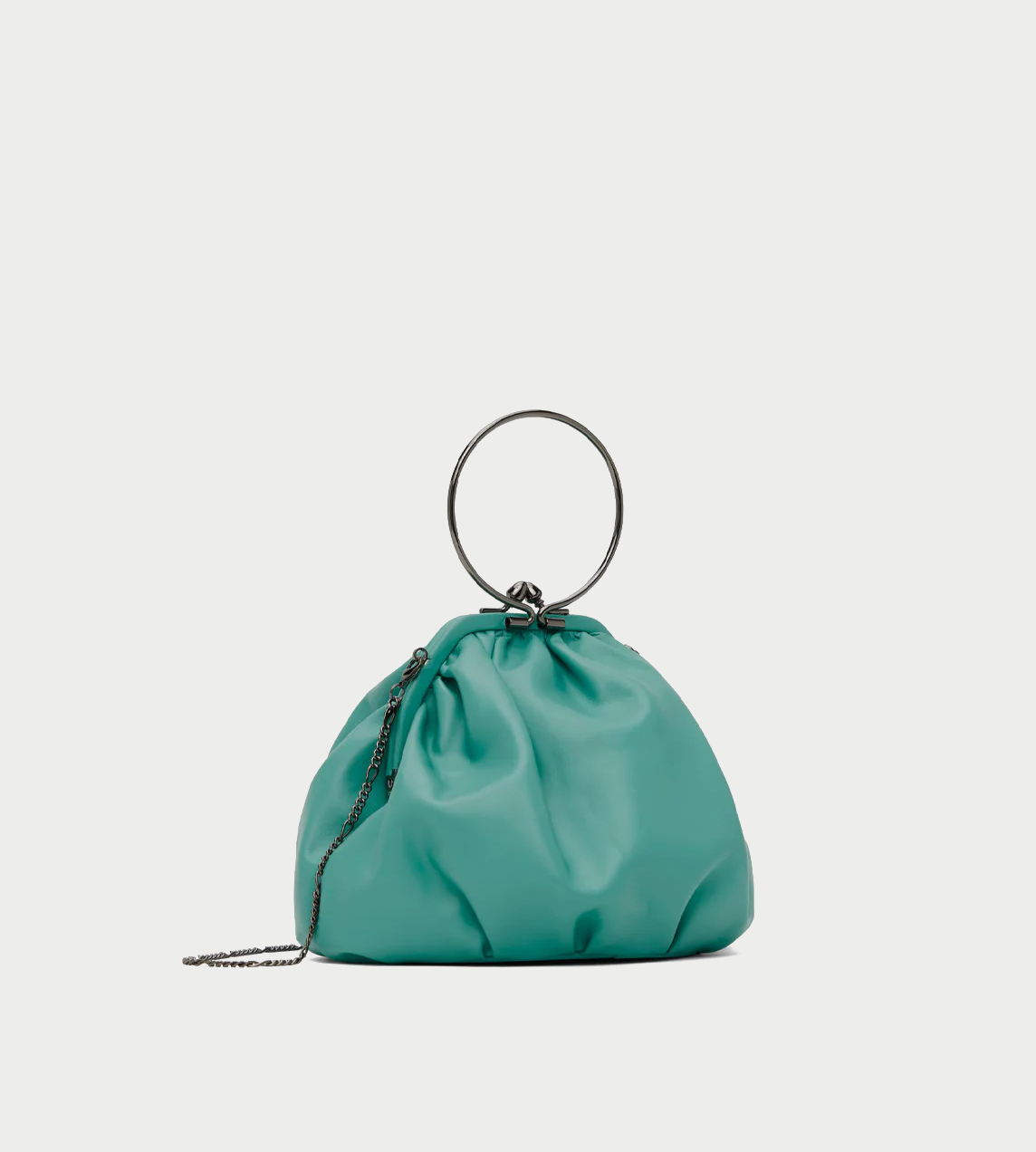 Discord Yohji - Drape Clasp Pouch Mint.Green