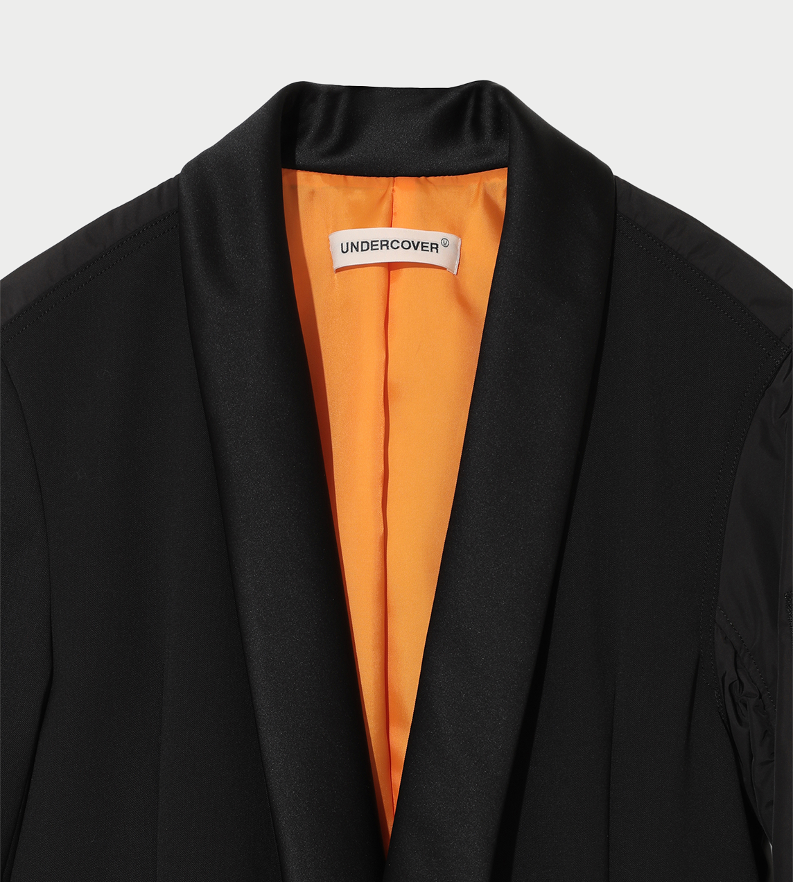 UNDERCOVER - shawl-lapel bomber jacket Blk