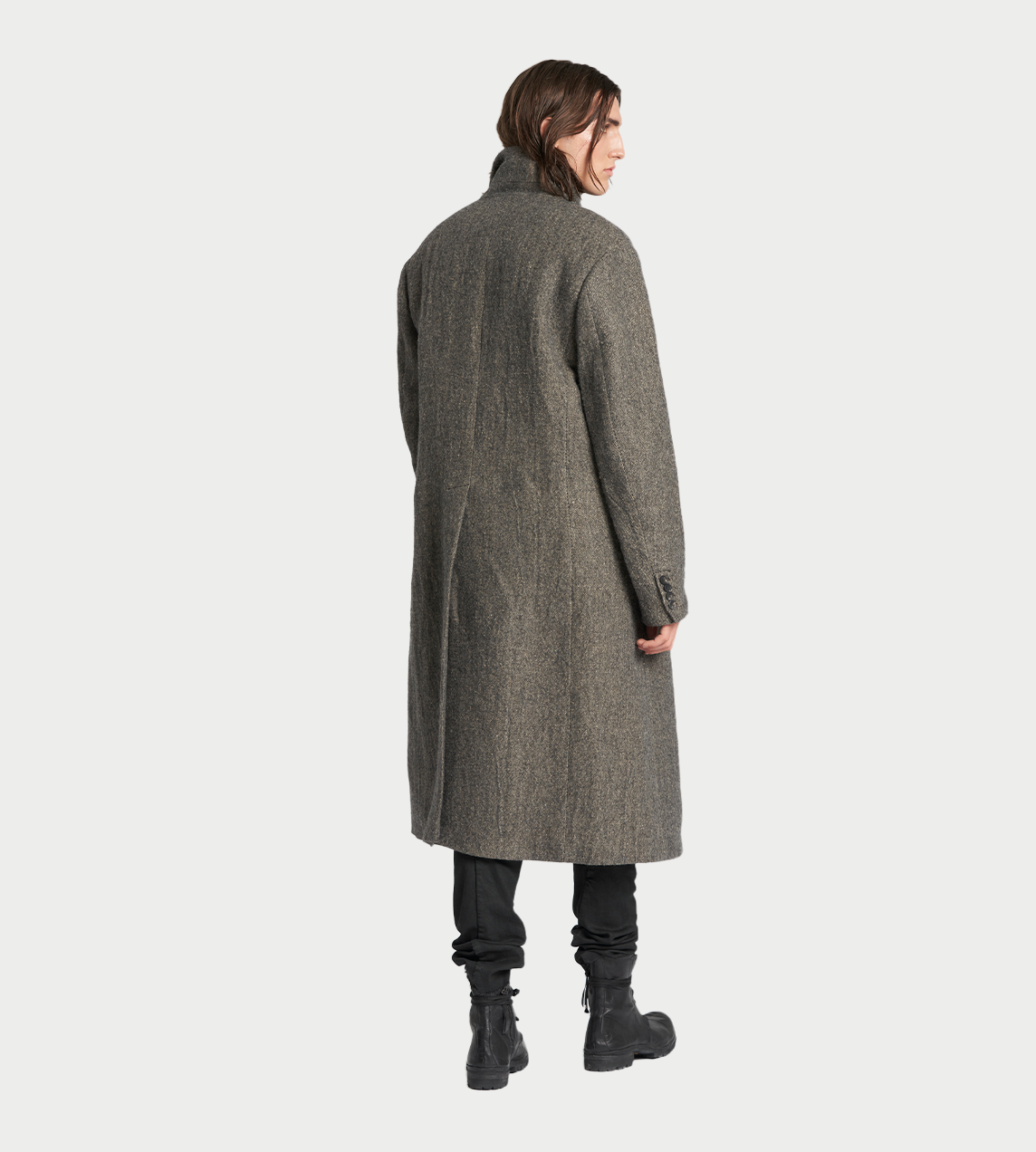 MASNADA - Wool Blended Long Coat Tempesta