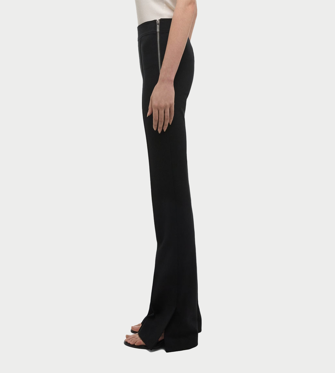 HELMUT LANG - Ponte Bootcut Pants Blk