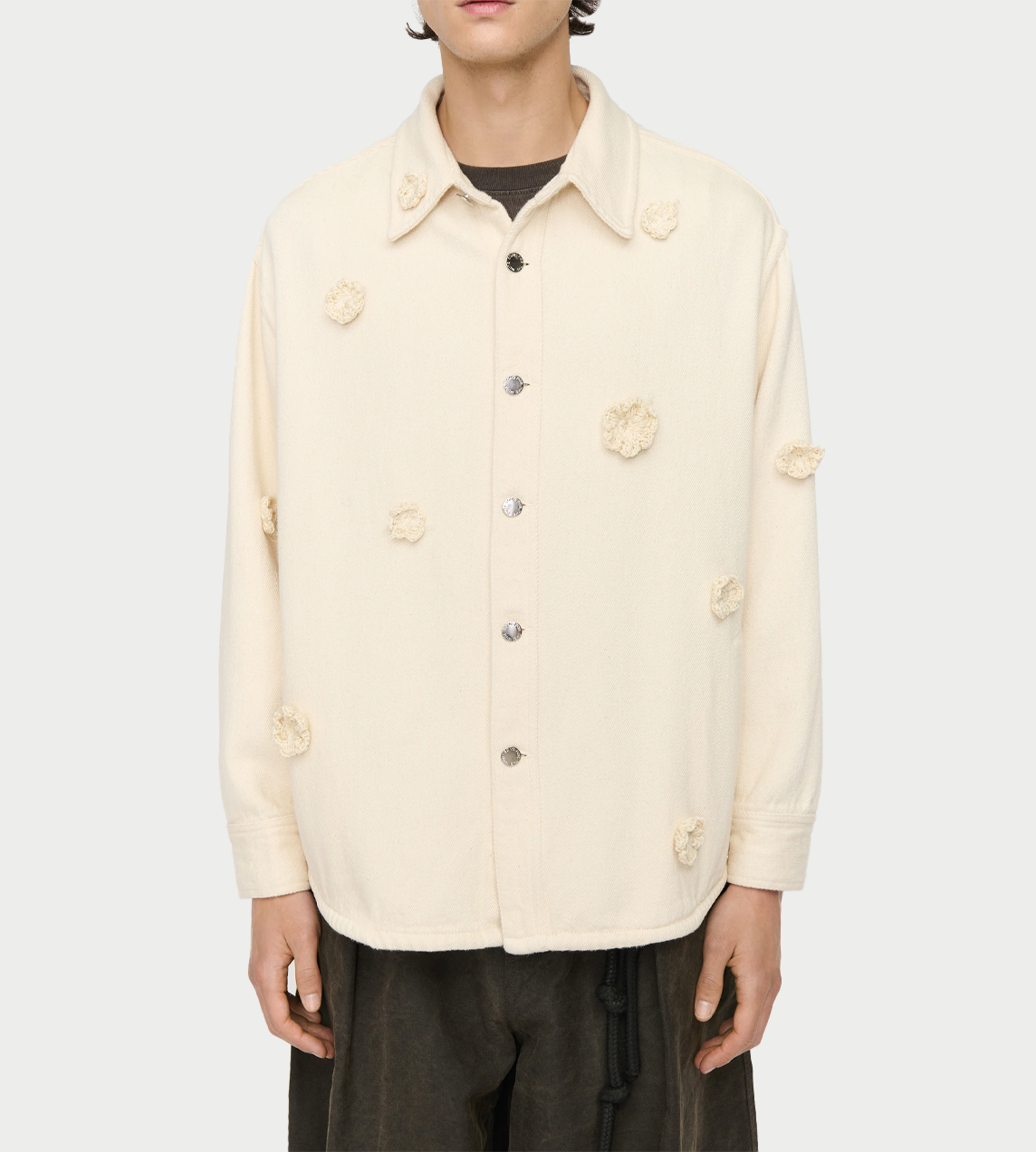 SONG FOR THE MUTE - "Daisy" Shirt Jacket Natural