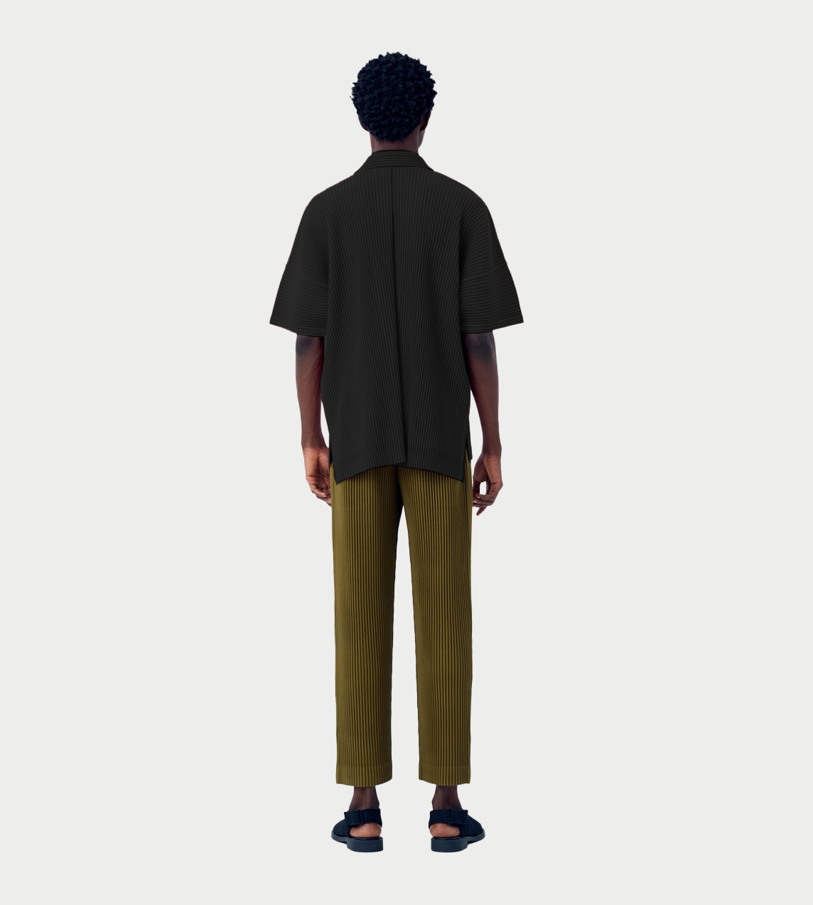 HOMME PLISSE ISSEY MIYAKE - MC Button-up Short Sleeve Shirt Blk