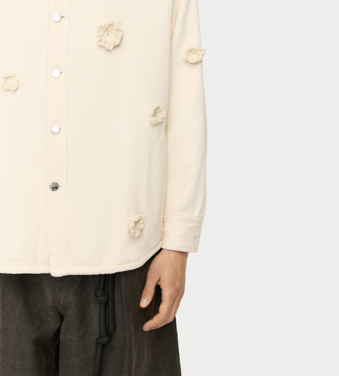 SONG FOR THE MUTE - "Daisy" Shirt Jacket Natural