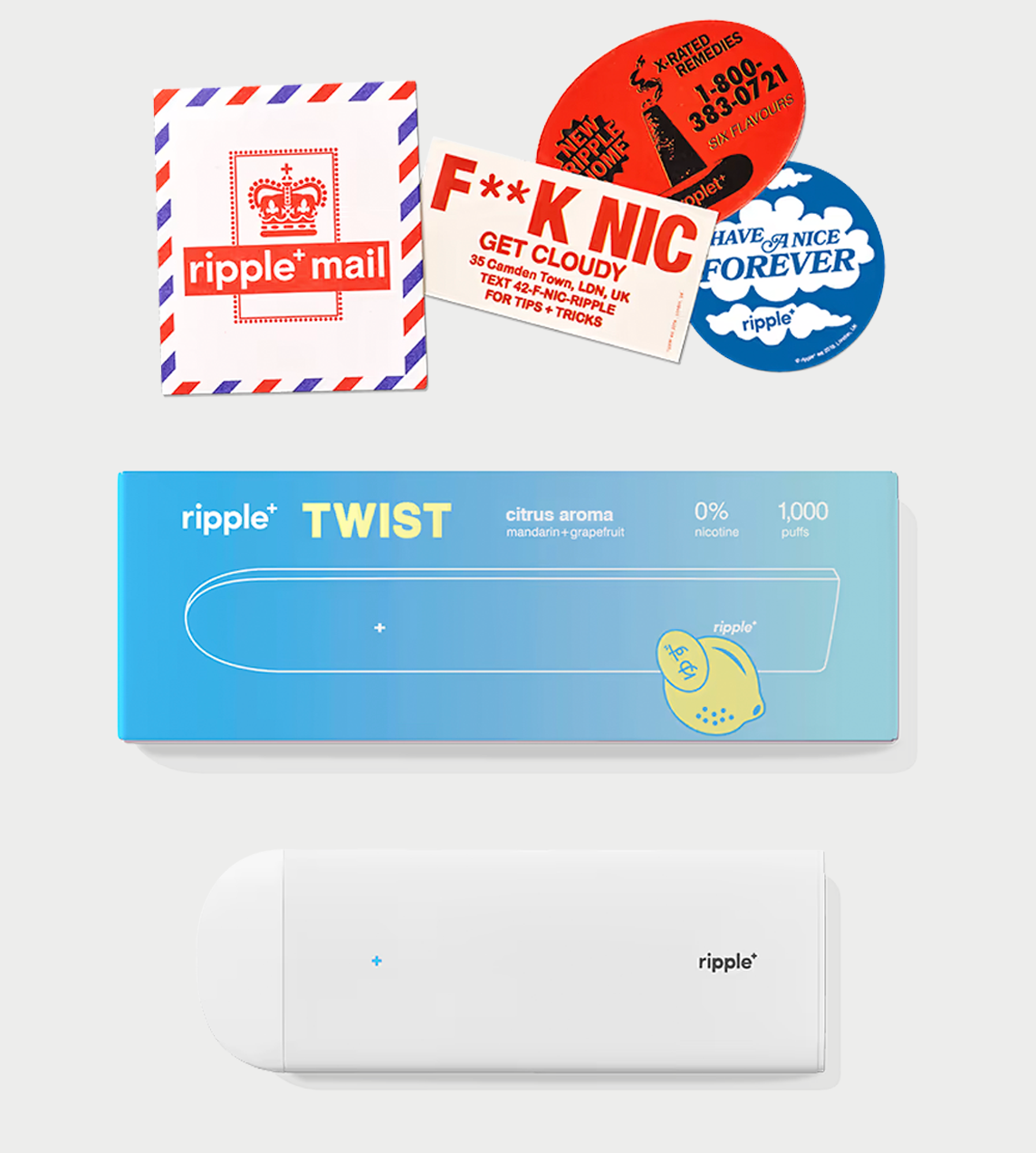 Ripple - Plant-Powered puffs Twist / Citrus