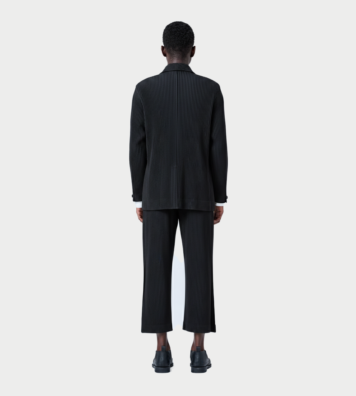 Basic Pleated Jacket Blk