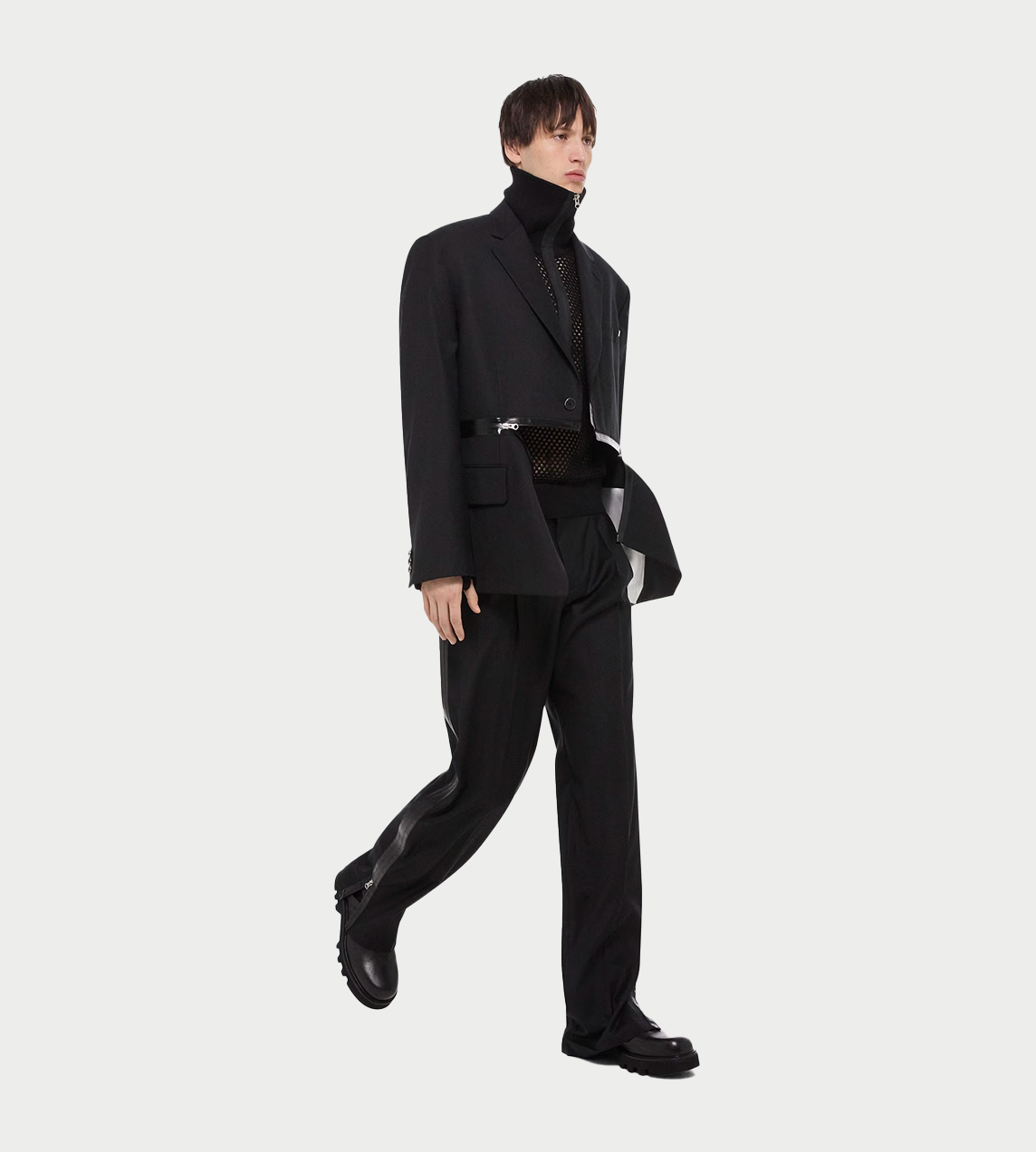 HELMUT LANG - Zip Driver Blazer Blk