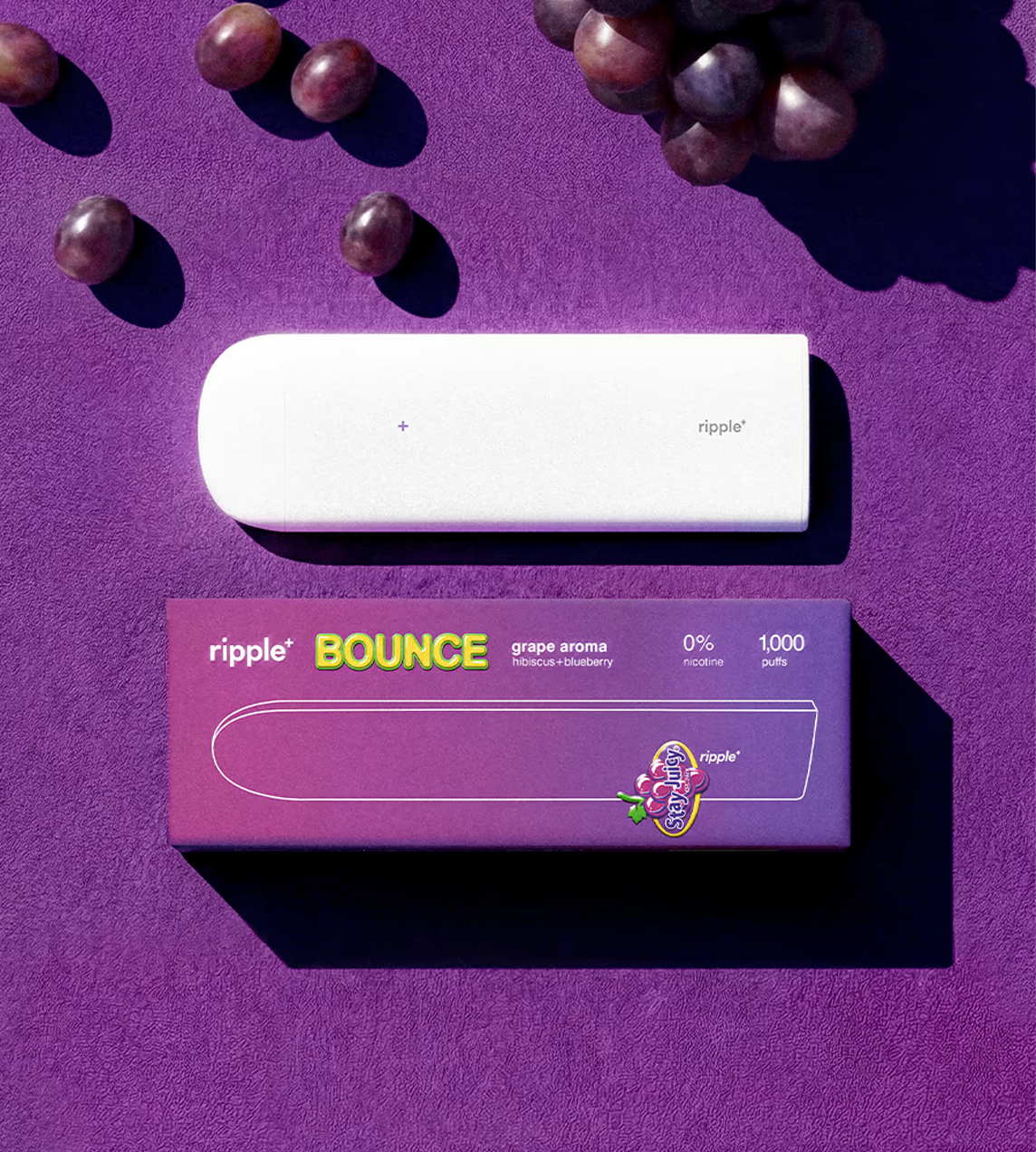 Plant-Powered puffs Bounce/Grape Aroma