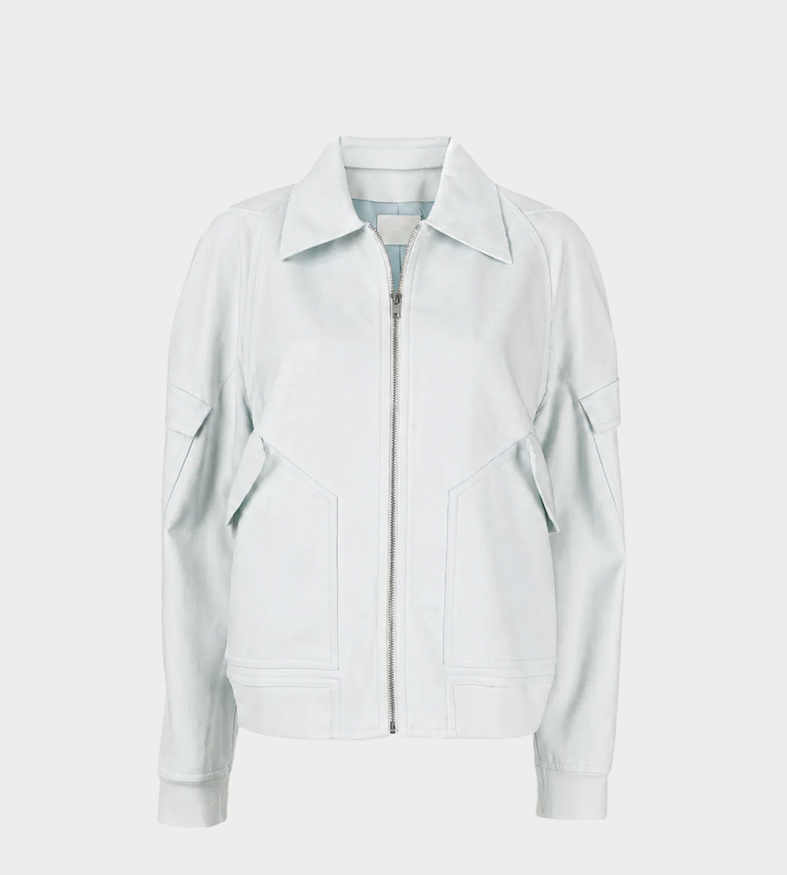 Dion Lee - Bias Cotton Bomber Clear Blue