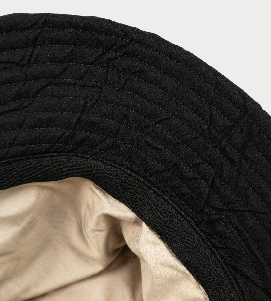 MASNADA - Adjustable Wool blended Hat Blk