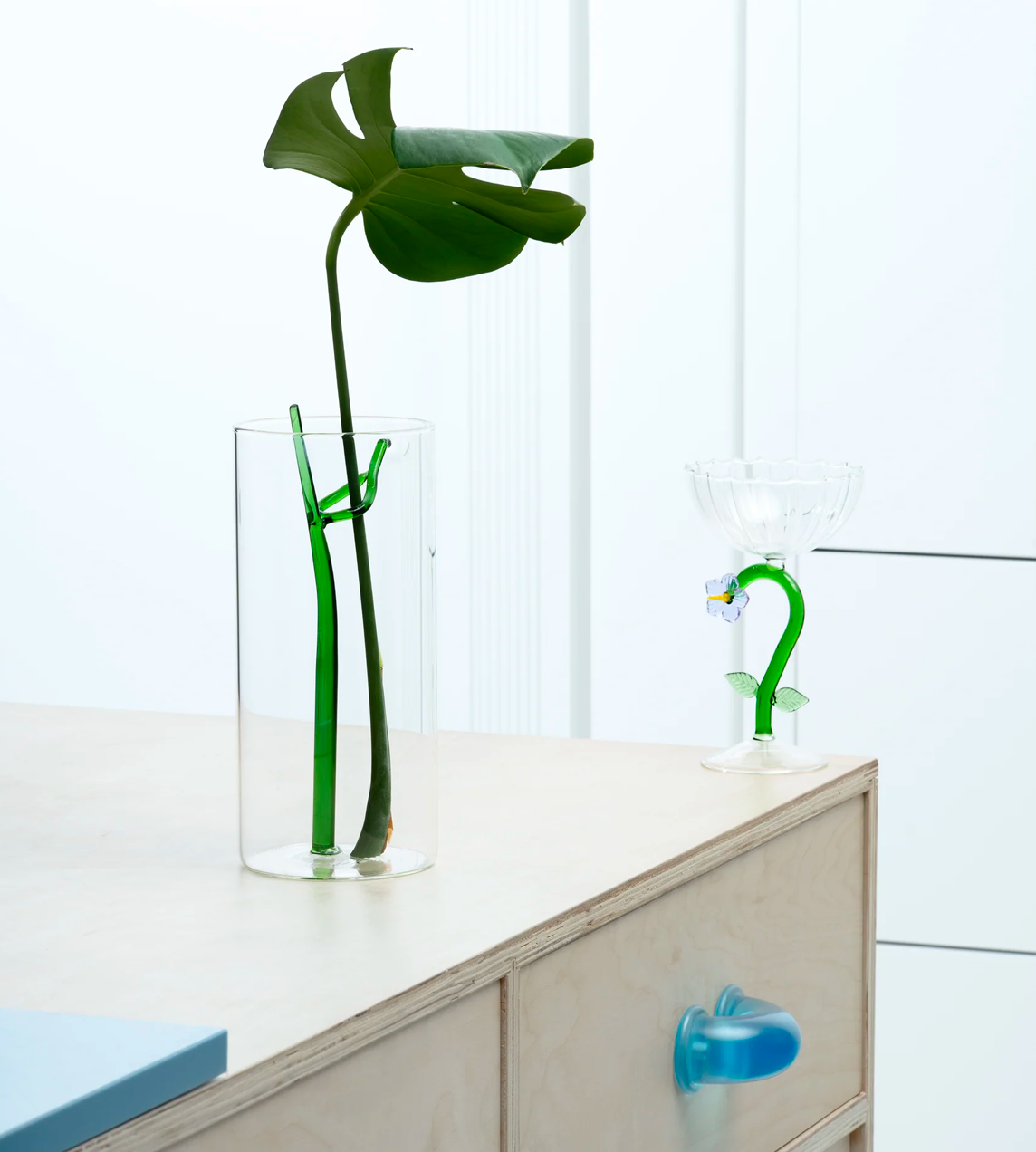 ICHENDORF - Vase Green Leaf