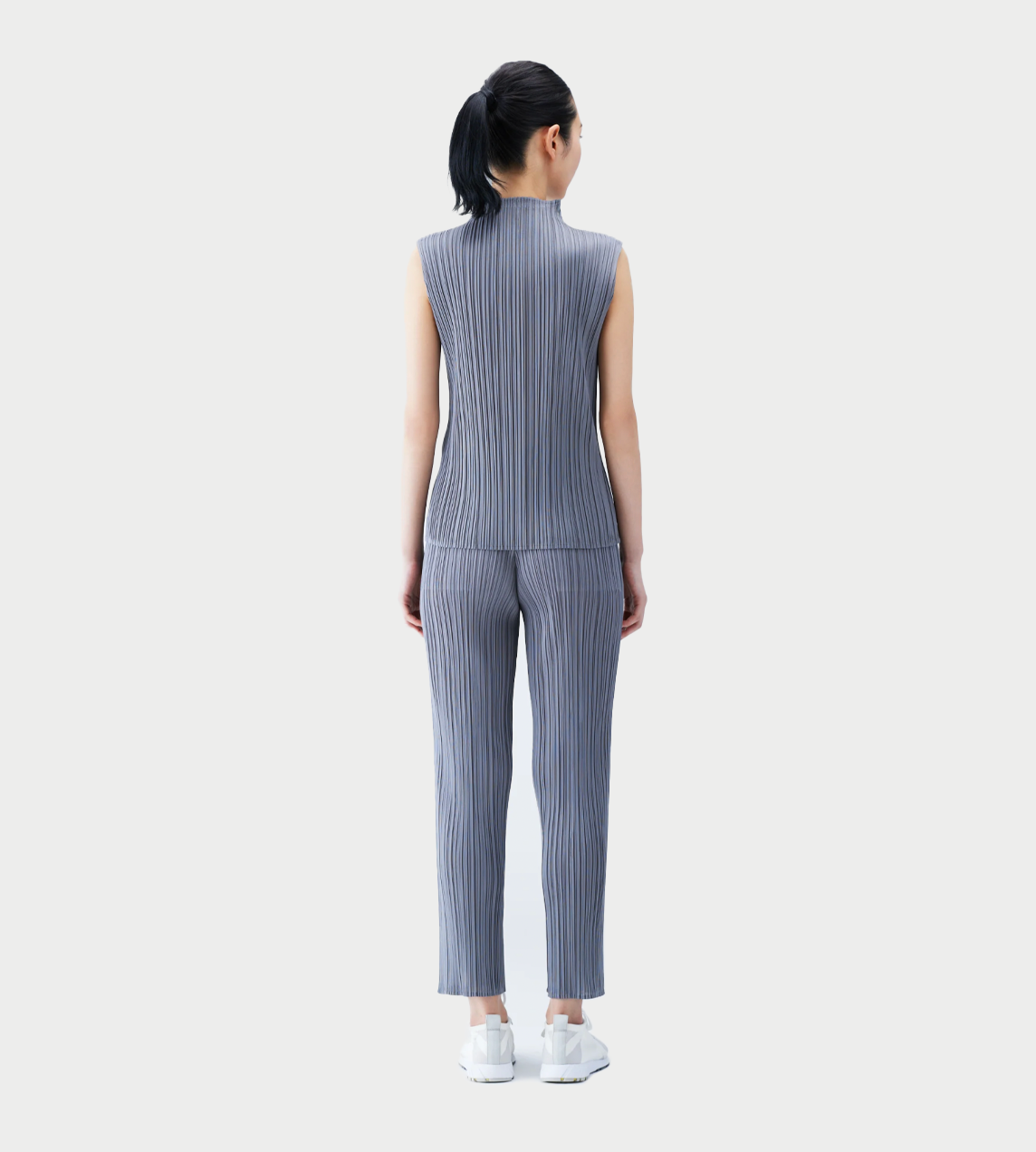 PLEATS PLEASE ISSEY MIYAKE - Basic Pleated Pullover Grey