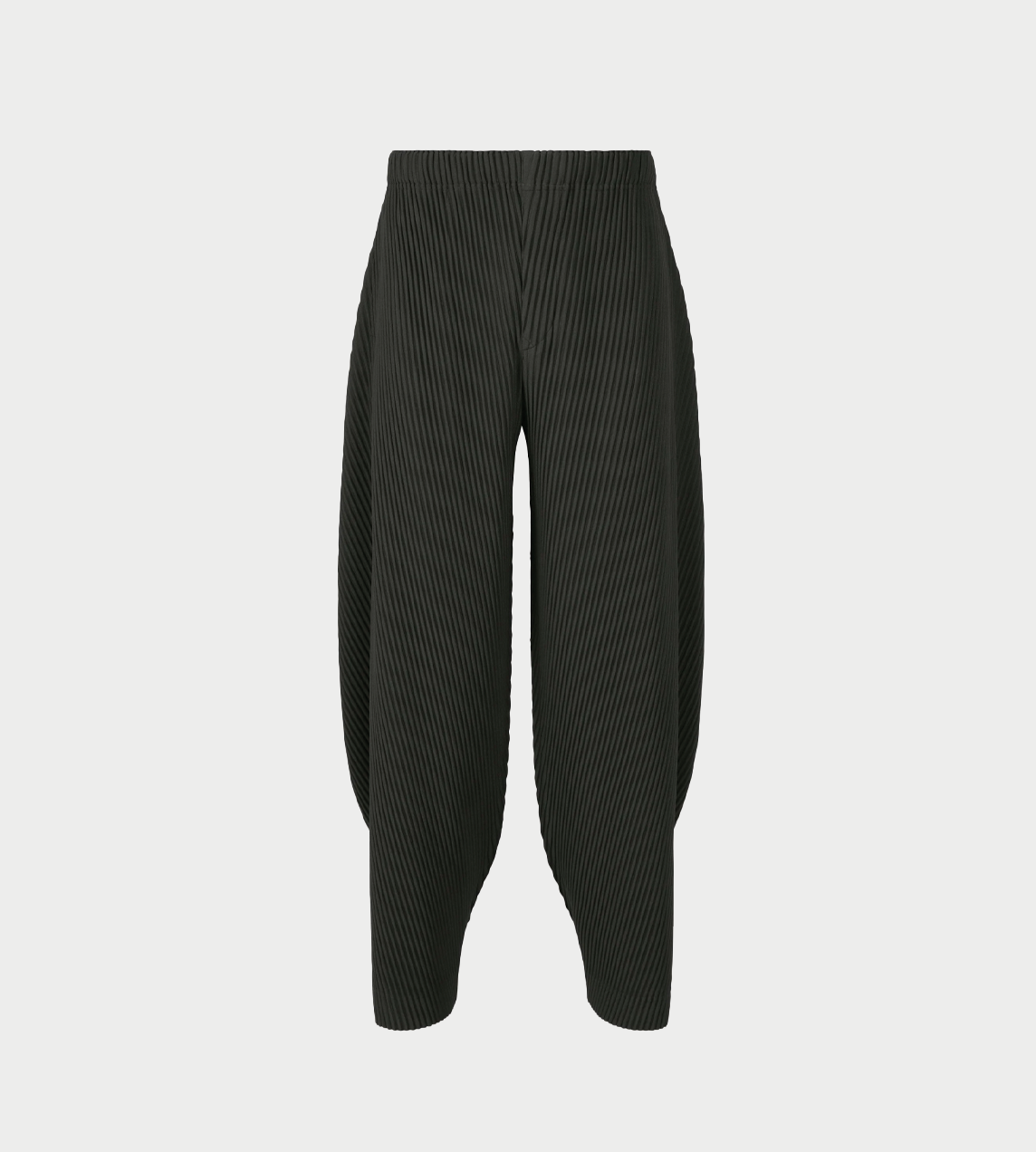 HOMME PLISSE ISSEY MIYAKE - Angular Stone Trousers Coke Grey