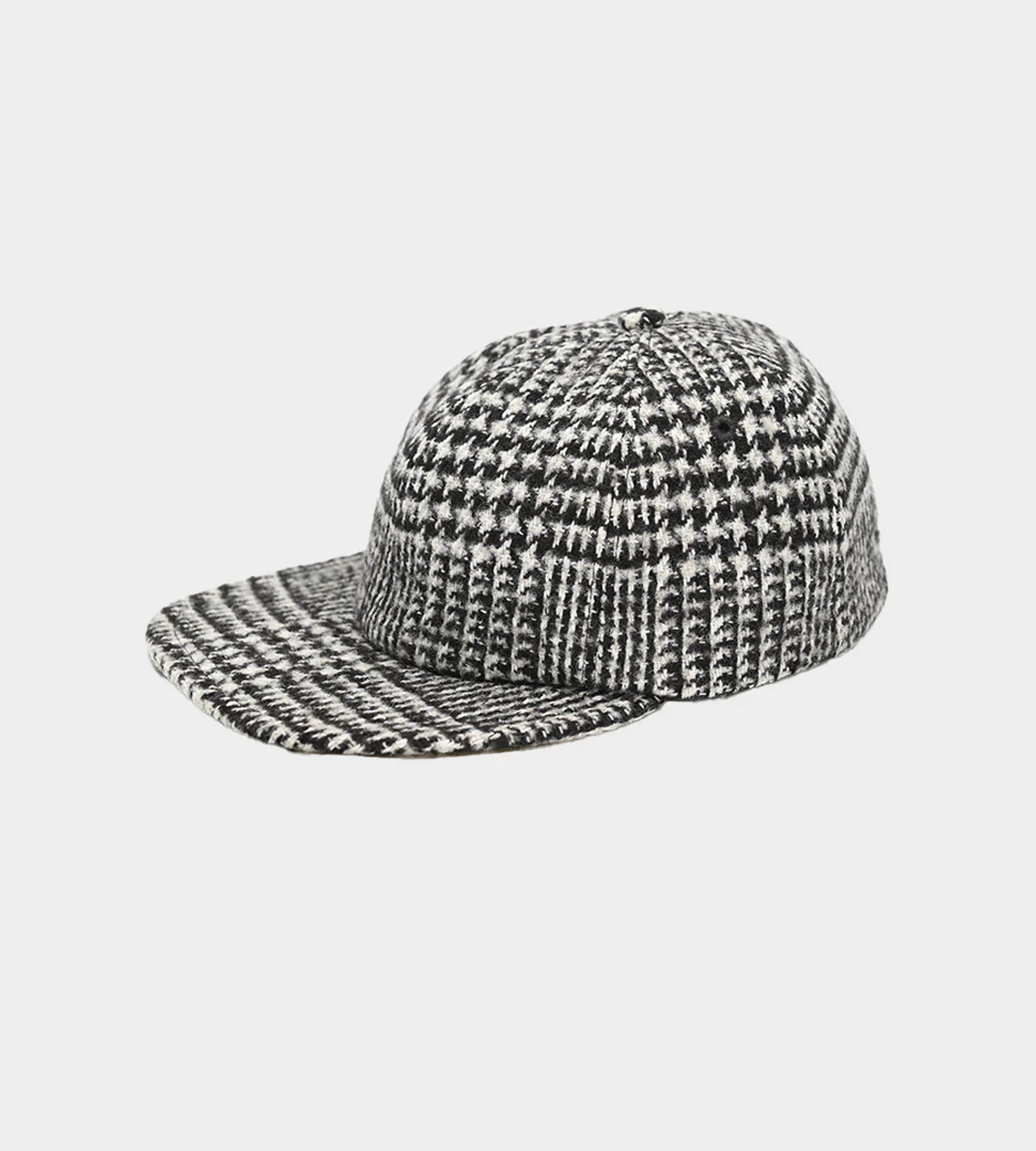 Kijima Takayuki - Wool Silk Plaid Hat Beige Tones