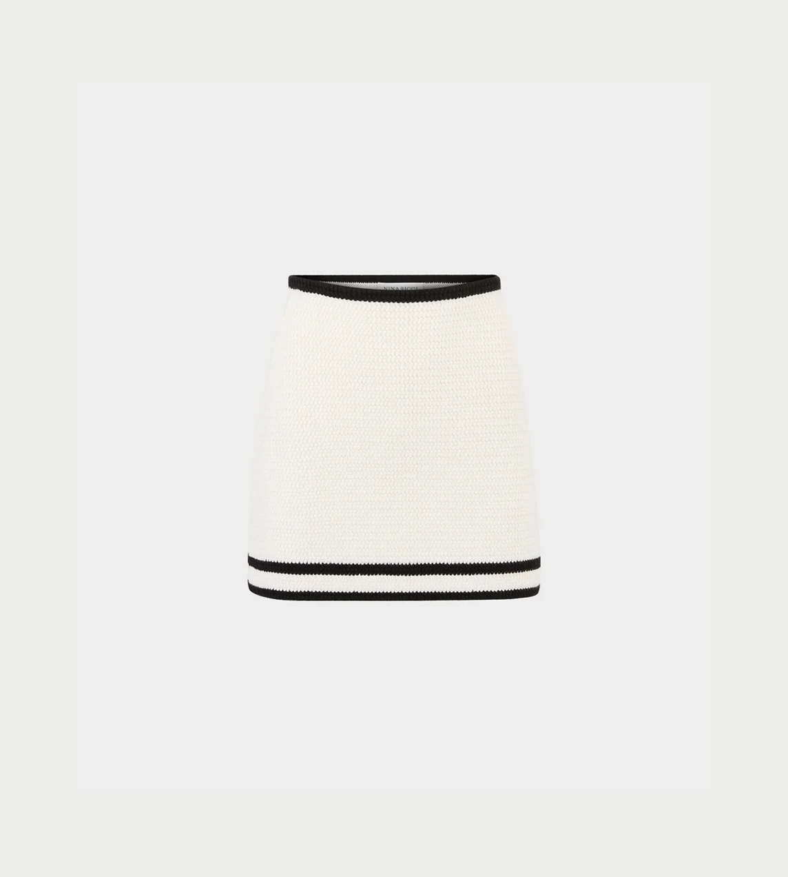 Nina Ricci - Mini Skirt In Tweed White