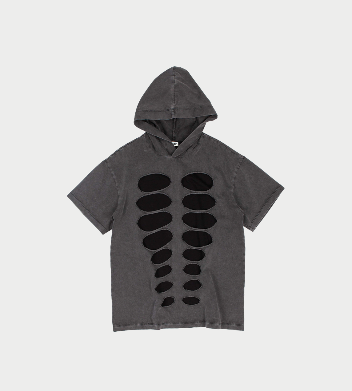 AVAVAV - Theo Hooded Tee Cut-out Grey