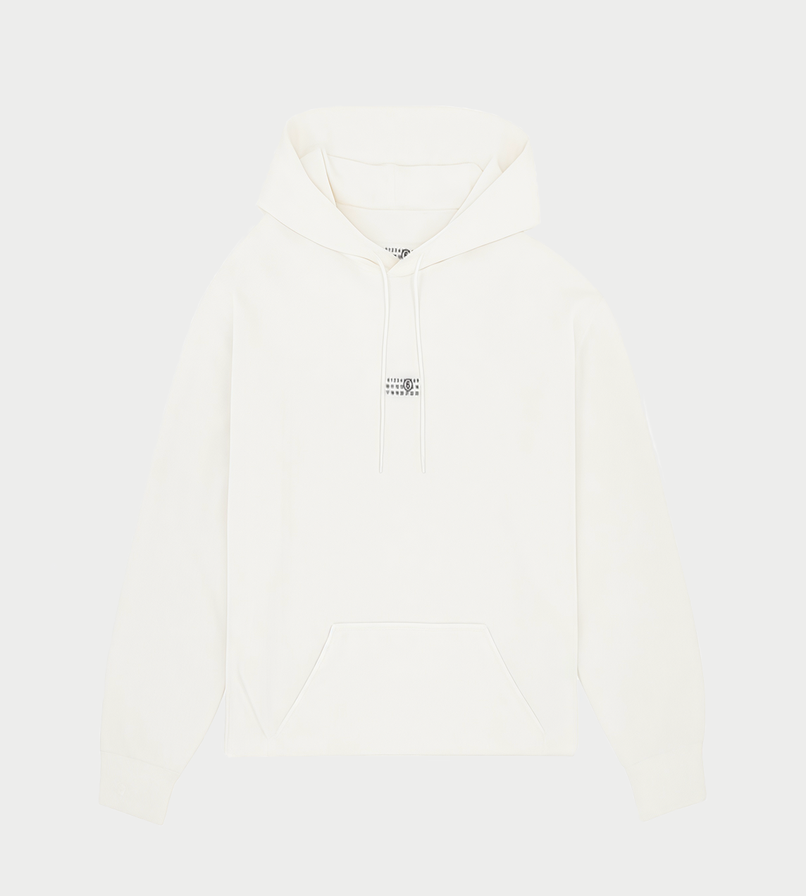 MM6 MAISON MARGIELA - Motif Unbrushed Hoodie White