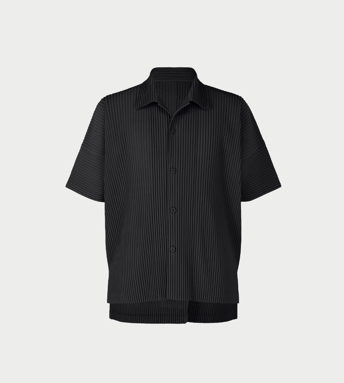 HOMME PLISSE ISSEY MIYAKE - MC Button-up Short Sleeve Shirt Blk