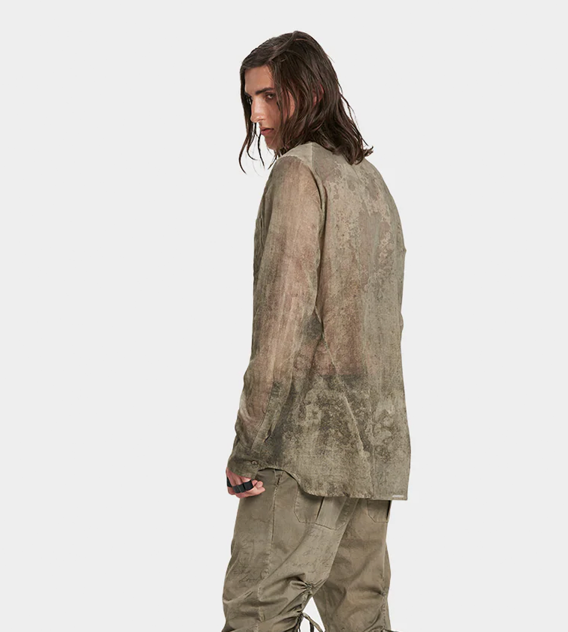 Masnada - Camicia Granite Shirt Stone