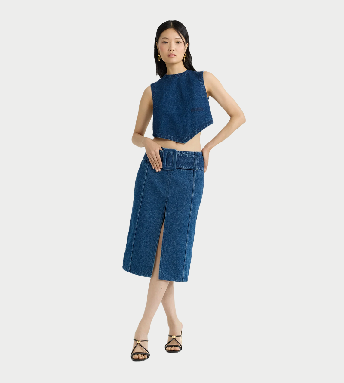PATOU - Scarf Top Ink Blue